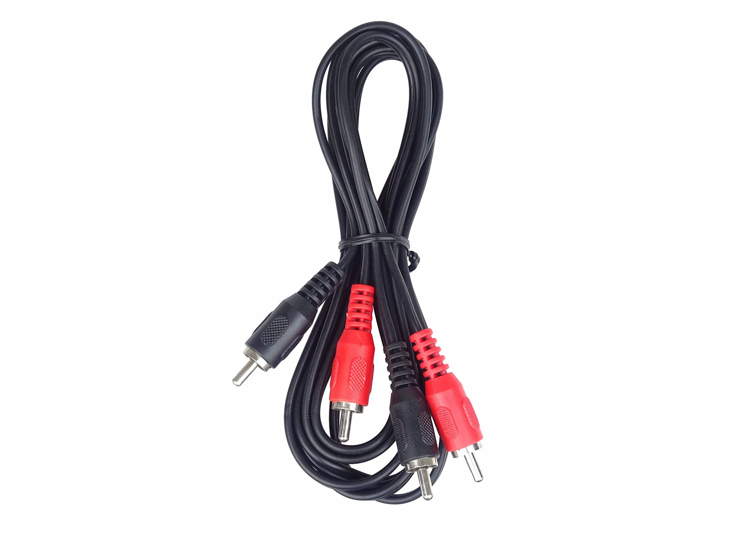 Cable RCA 2m PremiumCord, 2x RCA a 2x RCA, Audio Video Estéreo Negro