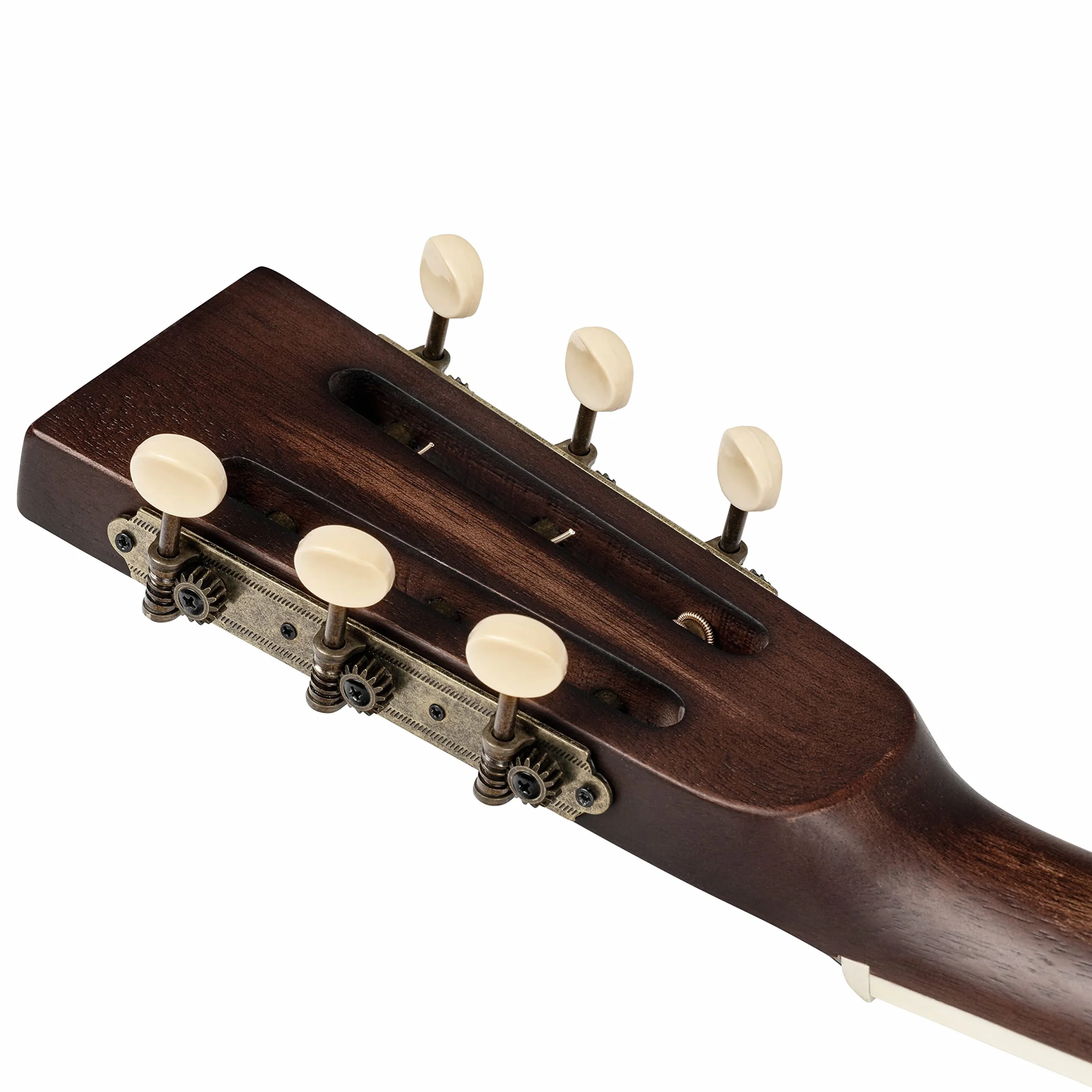Ortega Guitars Guitarra resonadora acústica eléctrica de 6 cuerdas de la serie Americana, derecha, Whiskey Burst (RRG30E-WB)