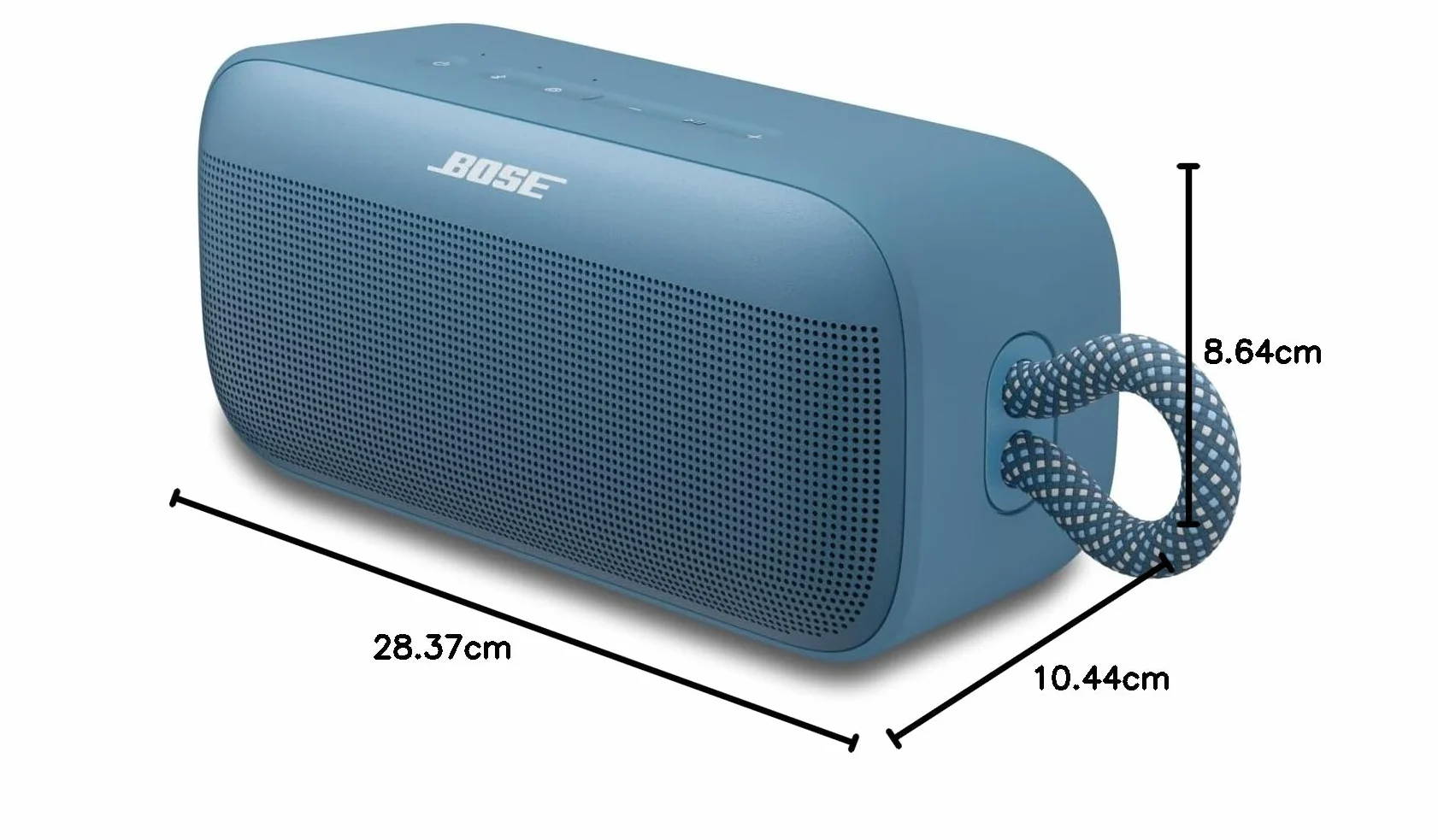 Bose SoundLink Plus Altavoz Bluetooth portátil, 20 horas autonomía, Resistente al Agua y Polvo, Azul Oscuro