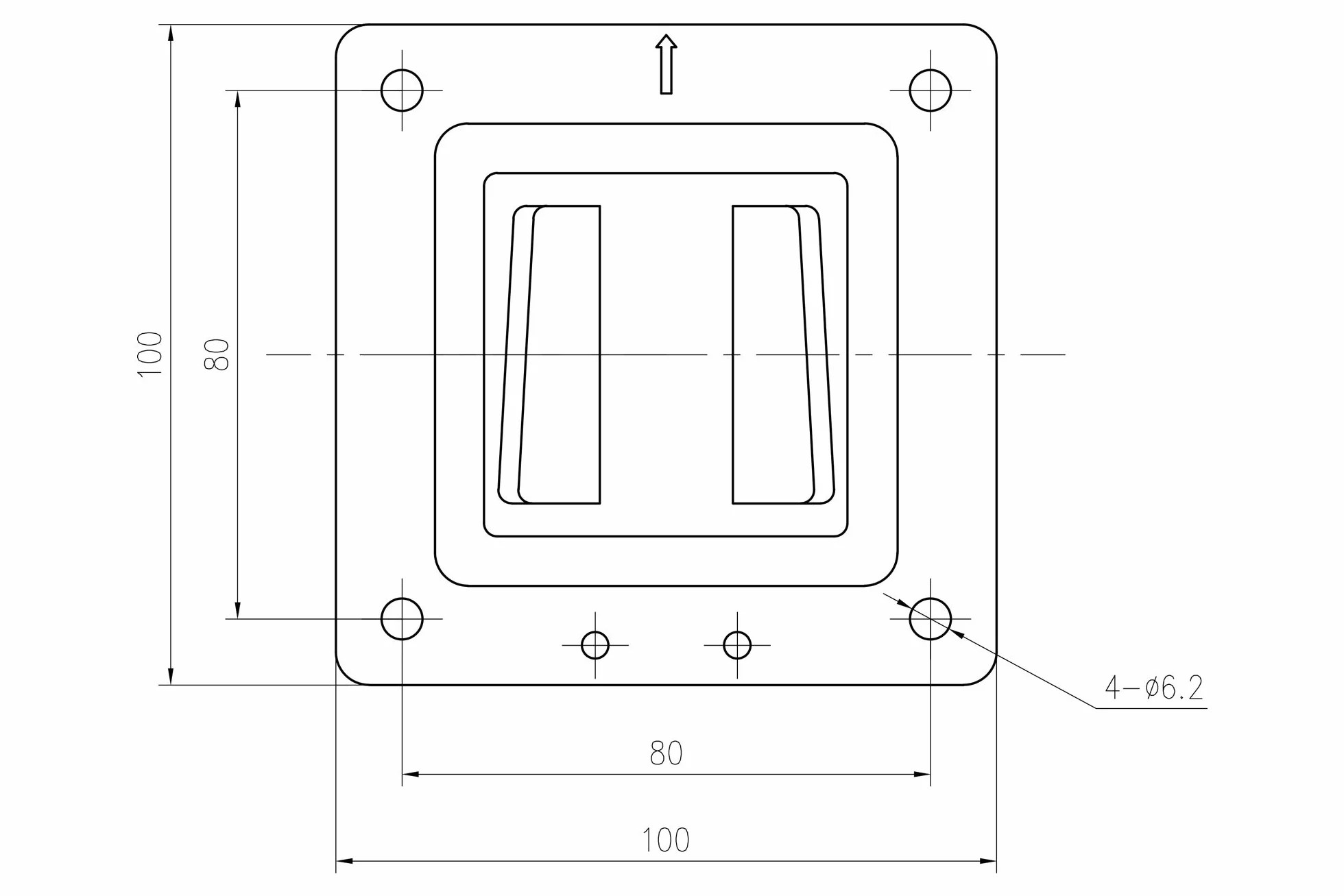 DIGITUS soporte de pared para monitor LCD/LED 32" 81cm 18kg VESA 75x75 100x100