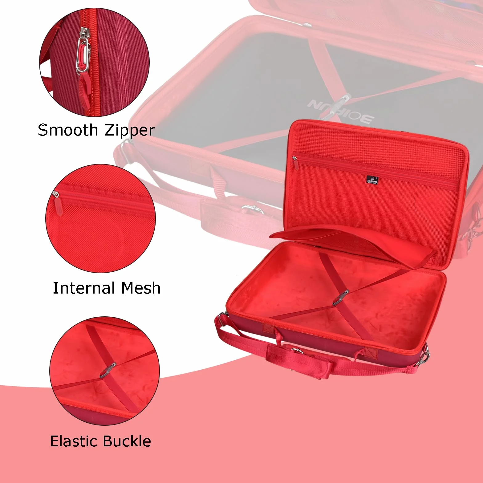 Tourmate Funda rígida de almacenamiento para reproductor de DVD portátil BOIFUN/POFOTO/YOTON de 17.5 pulgadas, 16.9 pulgadas, 15.5 pulgadas, PJGCWB 16.9 pulgadas, POFOTO 15.7 pulgadas (solo caja