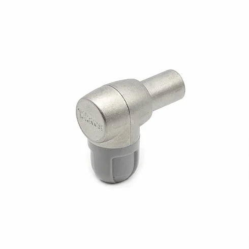 CABLEPELADO Conector CEI Macho | Conector CEI acodado blindado Macho para Cable coaxial | Apto para Cables coaxiales de 6,8mm | Macho