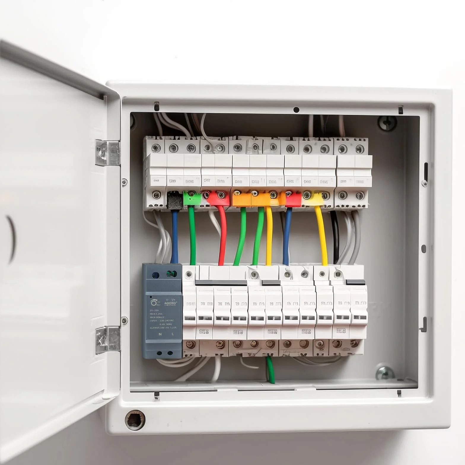 Fuente de alimentación para riel DIN 30W 24V 1.25A Transformador de 24V para sistemas de montaje en riel DIN