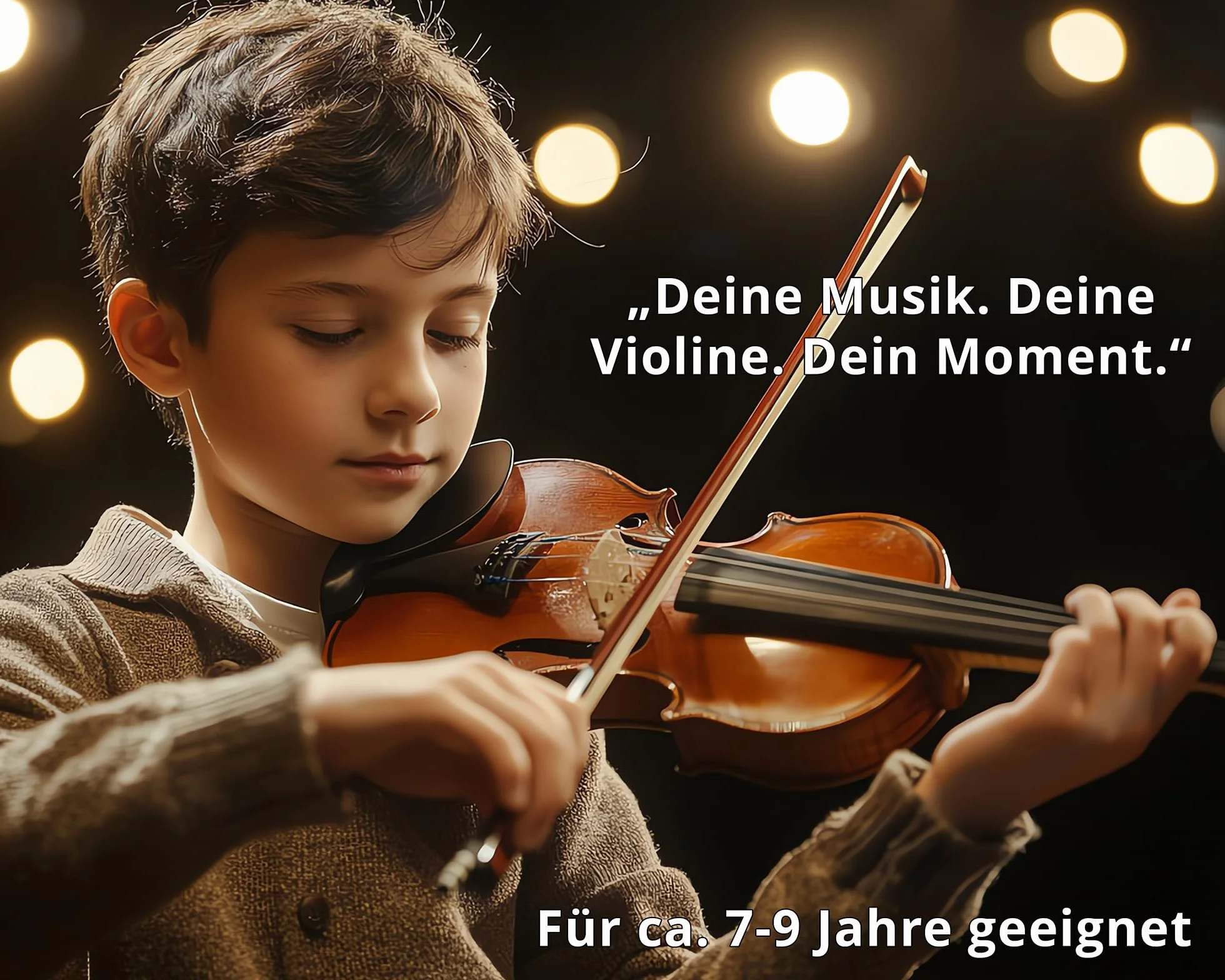 Set de Violín Classic Cantabile Student 1/2 (Instrumento para principiantes/estudiantes, violín, fondo y aros de arce, tapa maciza de abeto, puente de arce, incluye estuche, arco y colofonia)