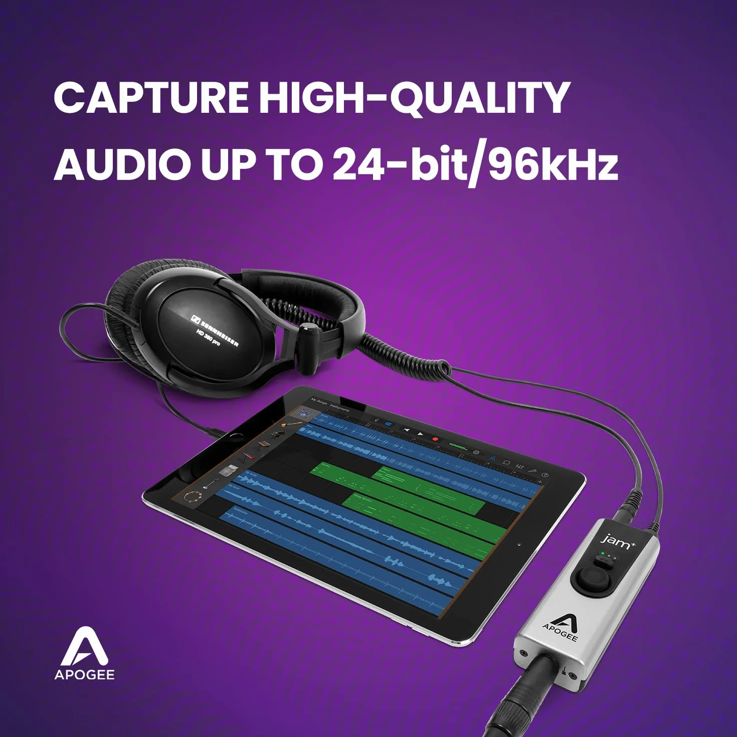 Apogee - JAM PLUS - Interface para guitarra USB - 24bits/96 kHz