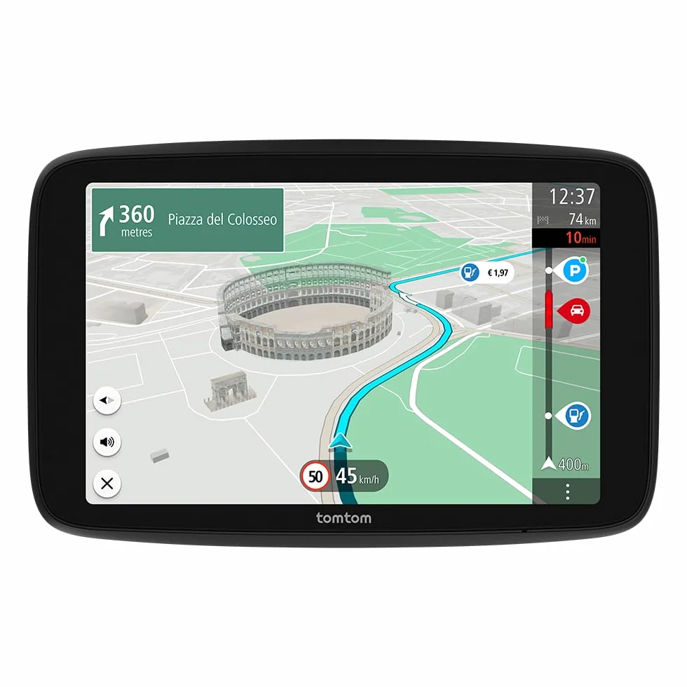 TomTom Go Superior GPS para Coche 7 Pulgadas con TomTom Traffic, Mapas del Mundo, Alertas de Radares y WiFi