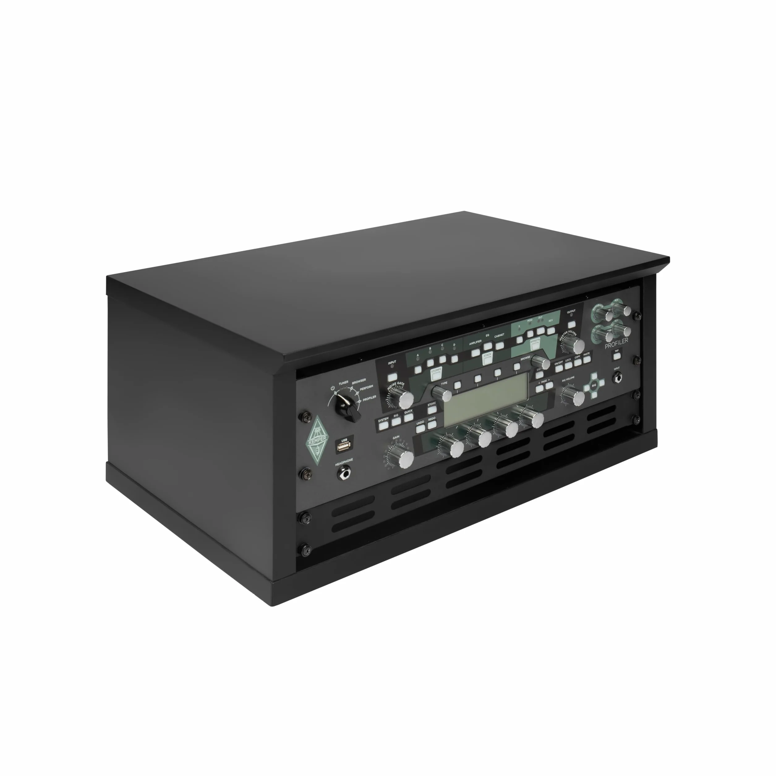 Gator Frameworks Elite Furniture Series 4U - Estante de Escritorio de Madera con Acabado Negro (GFW-ELITERK-4U-BLK)