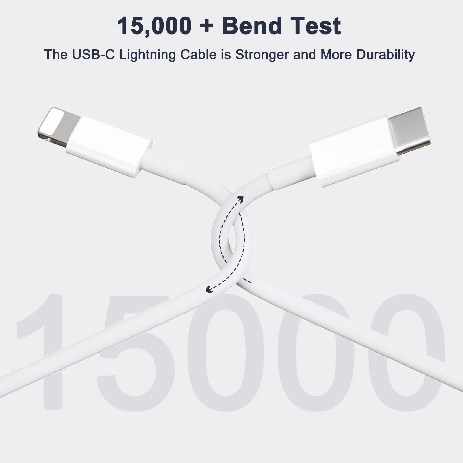 Cargador iPhone Carga Rapida 20W Cable 1m para iPhone 14/14 Plus/14 Pro/14 Pro Max/13/12/11/X/8/7
