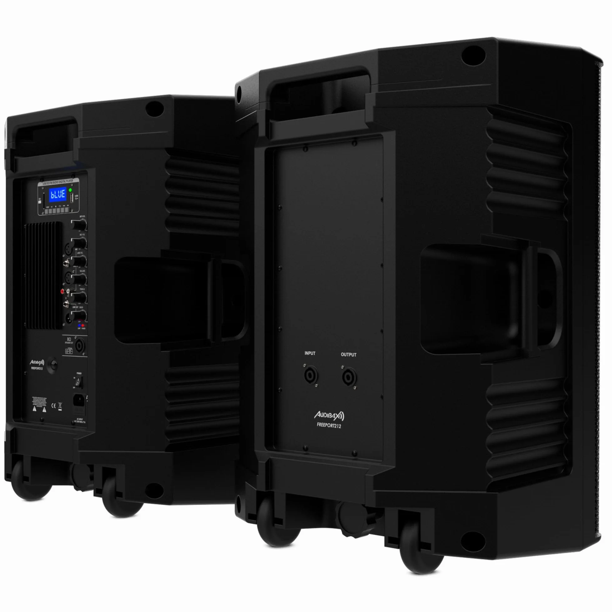 Audibax Freeport 212 Set 2 Altavoces 12 Bluetooth 400w + 400w