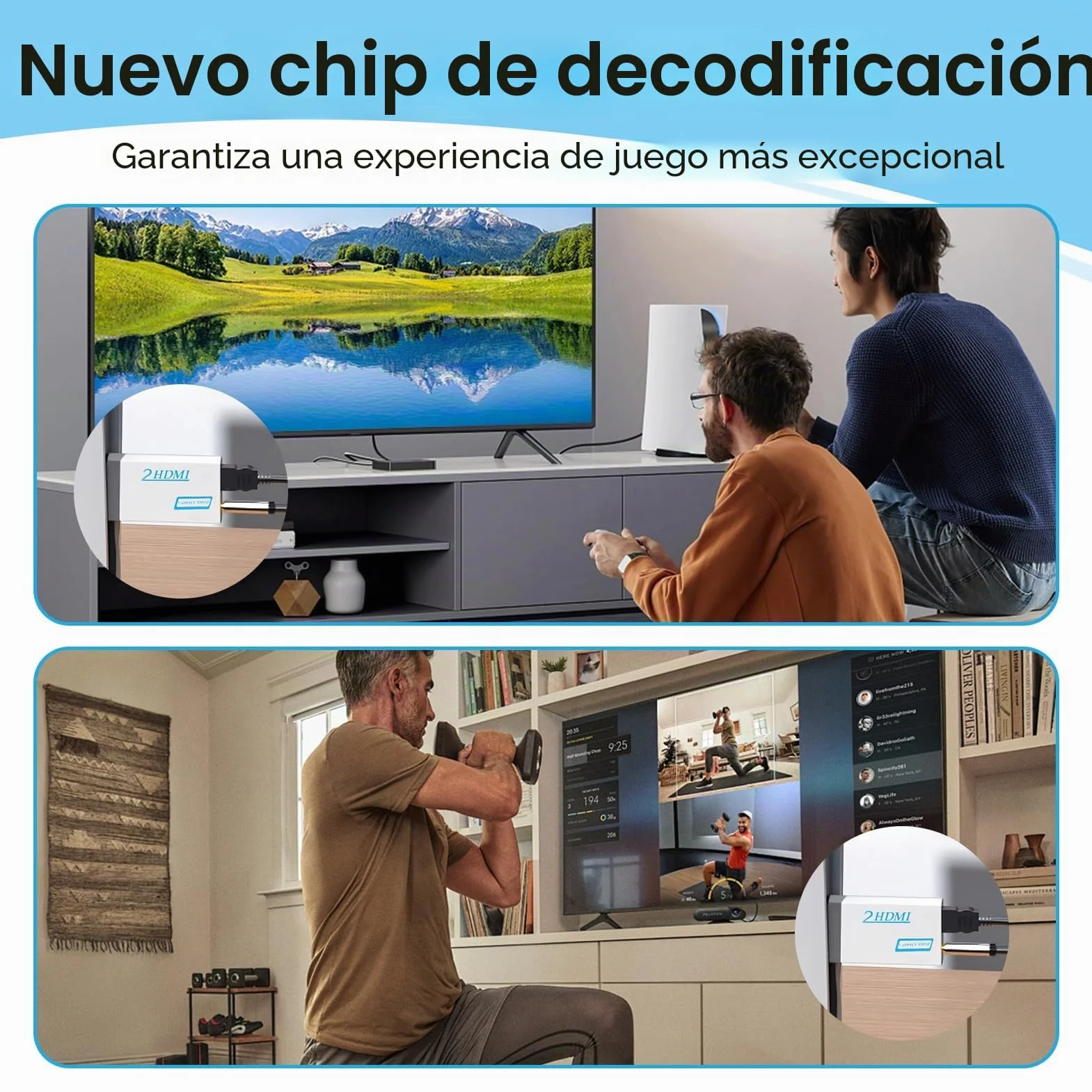 Adaptador para Wii a HDMI Convertidor para Wii a HDMI Video Converter Full HD 1080P con 3,5mm Salida de Audio Admite Todos Los Modos Pantalla for W-ii Display Modes720P NTSC para Monitor Projector TV