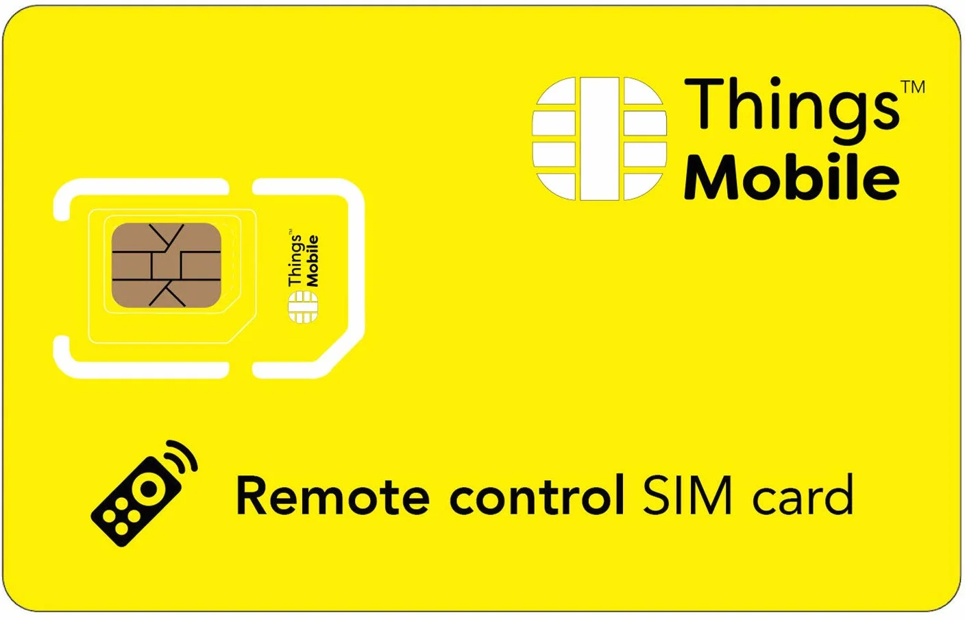 Things Mobile Tarjeta SIM TELECONTROL GSM/2G/3G/4G Cobertura Global 10 € Crédito