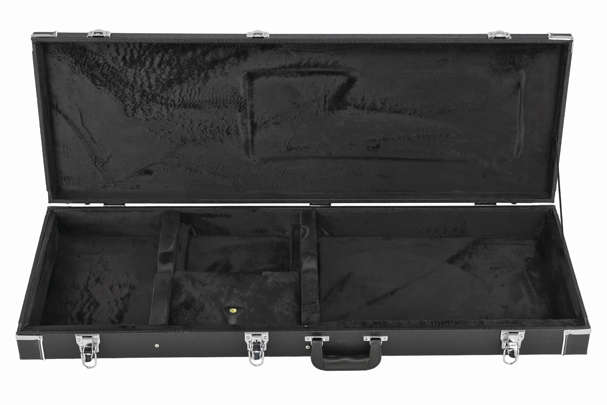 GEWA estuche de madera con revestimiento de plástico negro, estuche para guitarra eléctrica universal