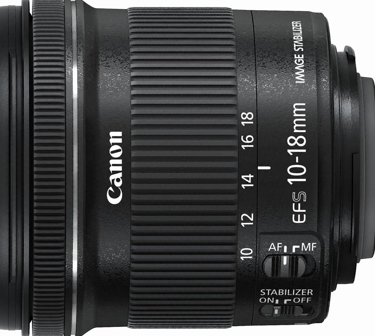 Canon EF-S 10-18 mm 1:4.5-5.6 IS STM Objetivo Negro (reacondicionado)