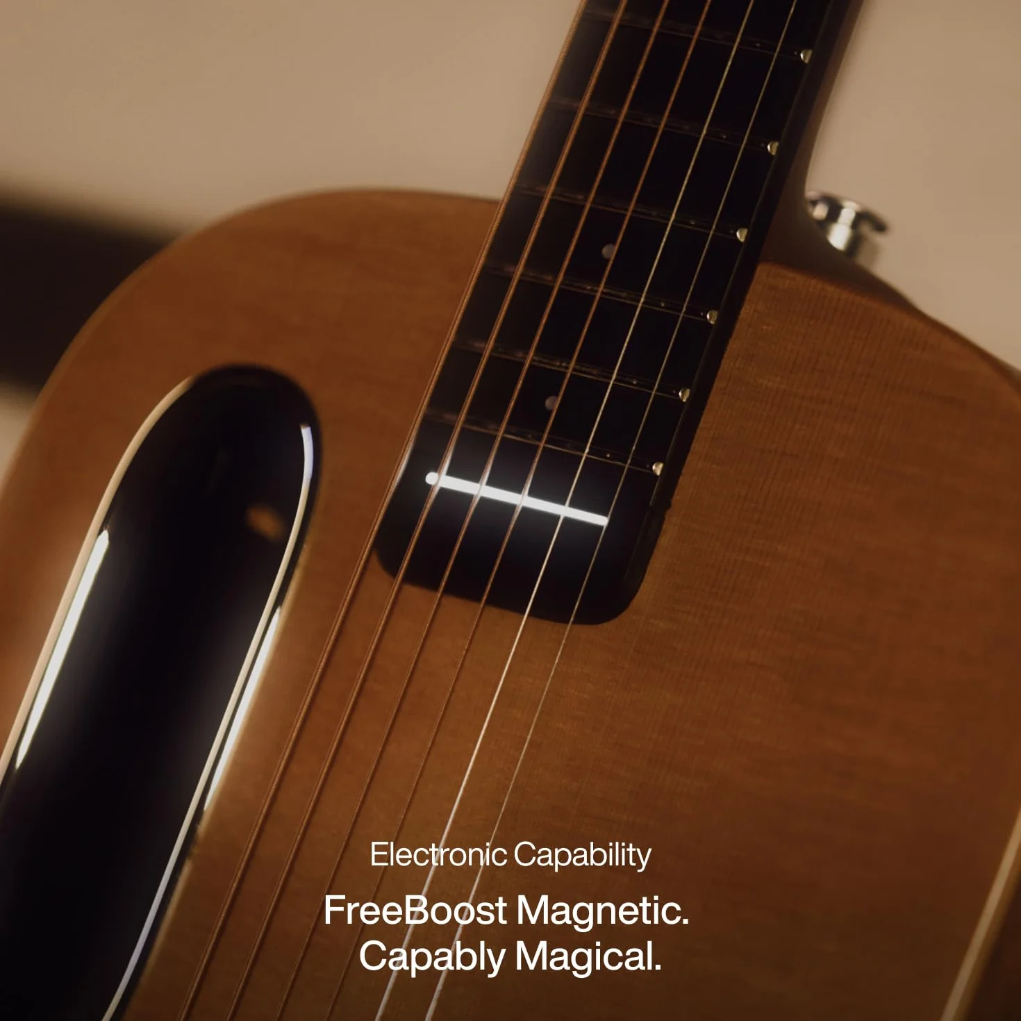 LAVA ME AIR Guitarra acústica eléctrica, abeto fino y ligero con efecto magnético FreeBoost incorporado,adolescentes y principiantes (abeto)