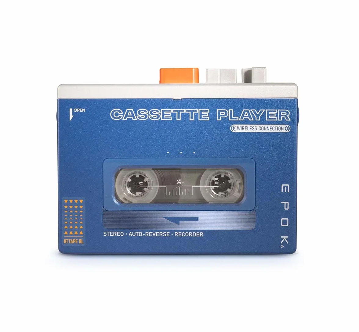 Reproductor de casete Bluetooth 5.4 con altavoz BT, autoreversa, recargable USB-C, 4 en 1 - BIGBEN