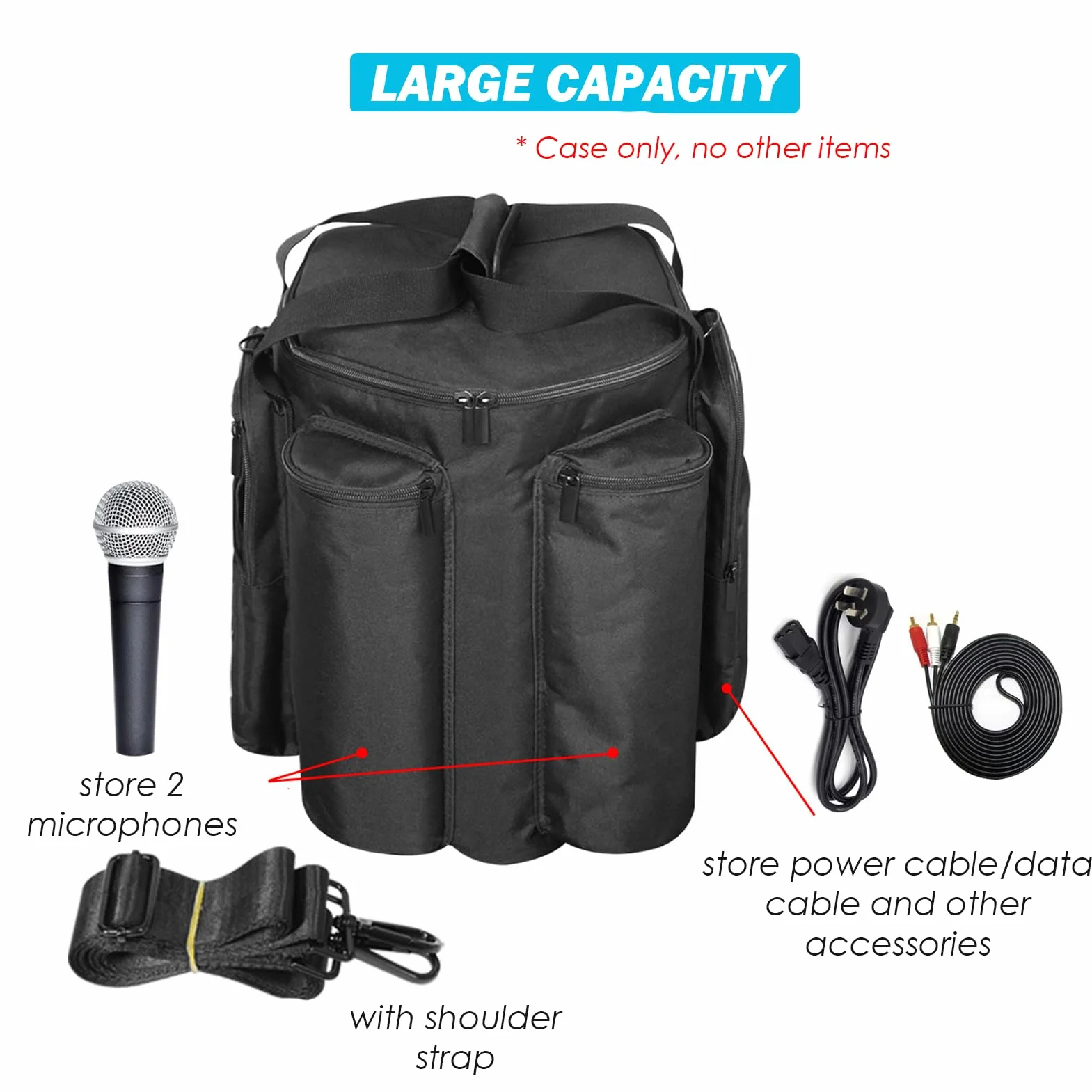Estuche de Viaje para Bose S1 Pro/S1 Pro+, Altavoz Bluetooth Bolsa de Transporte Suave e Impermeable con Correa para el Hombro, Bolsa de Almacenamiento para Bose S1 Pro S1 Pro