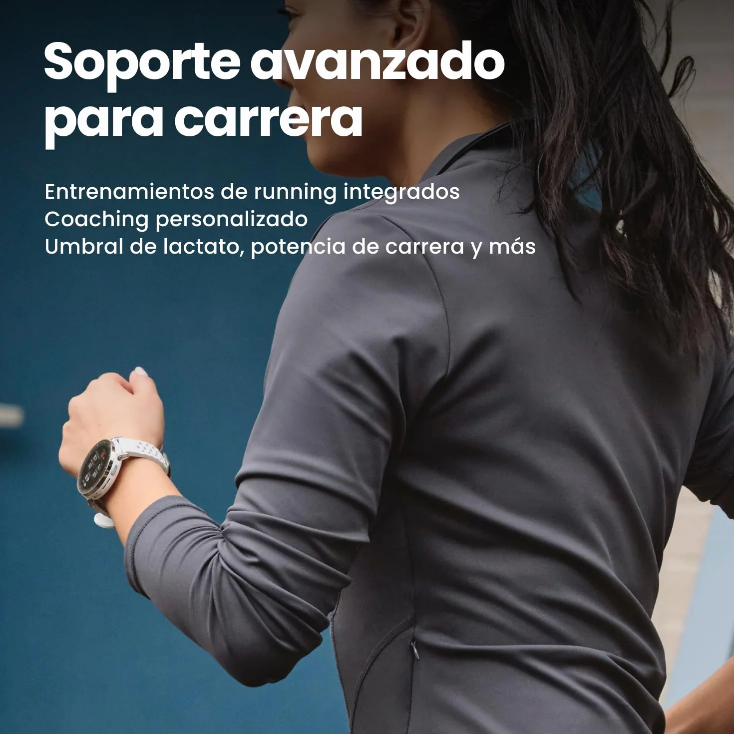 Amazfit Active 3 Premium Reloj Inteligente GPS Running, Pantalla AMOLED 1,32" Zafiro, Batería de 12 Días, 4GB, NFC, Mapas Offline, 170+ Modos de Entrenamiento, 5 ATM, Smartwatch para Android iPhone