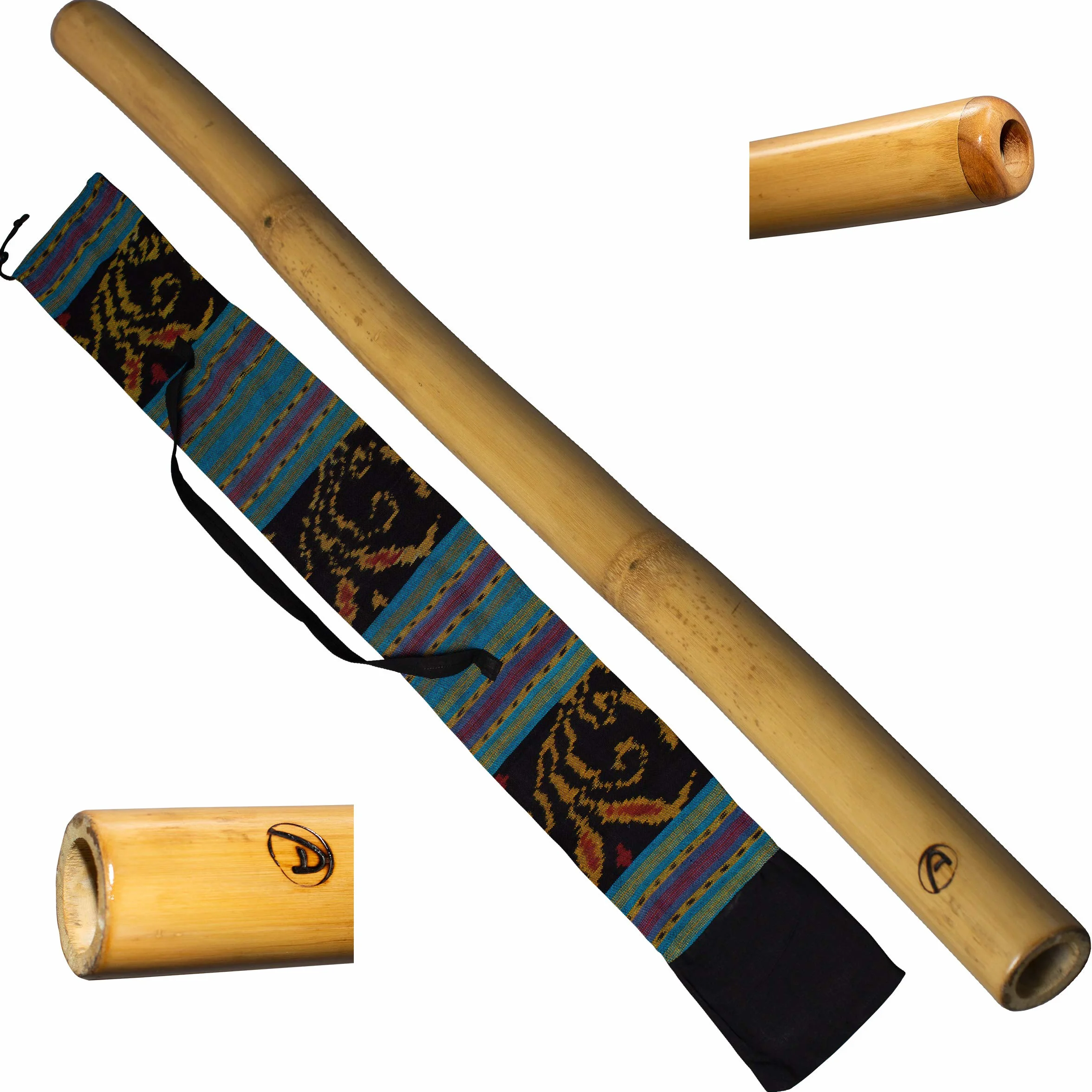 DIDGERIDOO: Bamboo PRO-series 120cm - incluyendo bolsa de didgeridoo