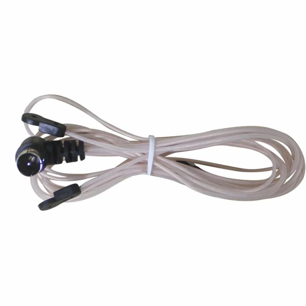 DollaTek Adaptador de antena de radio FM macho a F macho con cable de extensión de 2 m para radio Onkyo Sherwood Marantz Pioneer Oenon