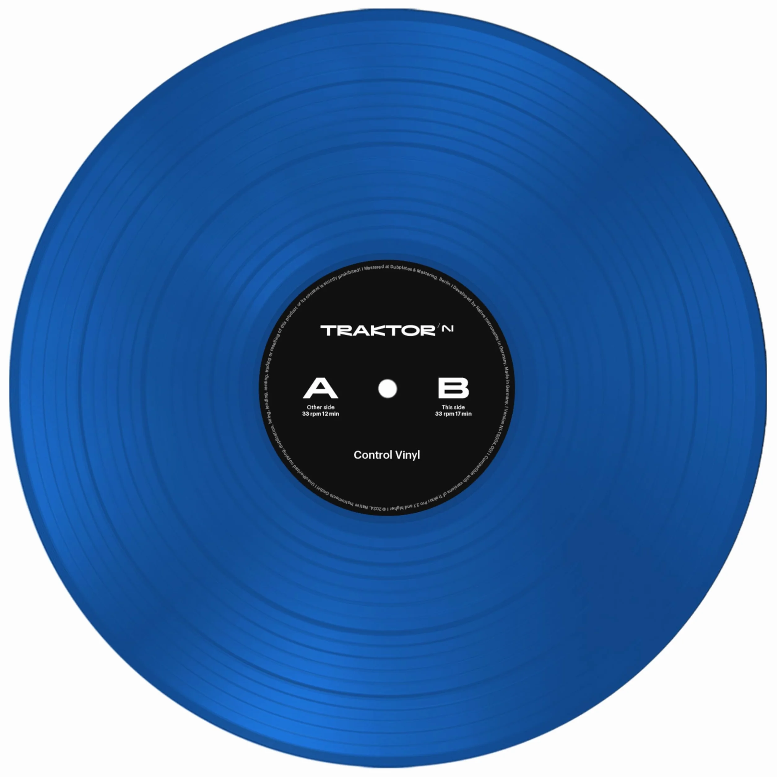 Native Instruments Traktor Control Vinilo MK2 2024 Edition, Blue - DJ Control