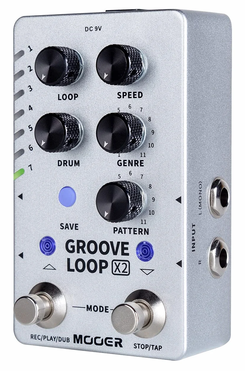 Mooer Groove Loop X2 Looper y Drum Machine