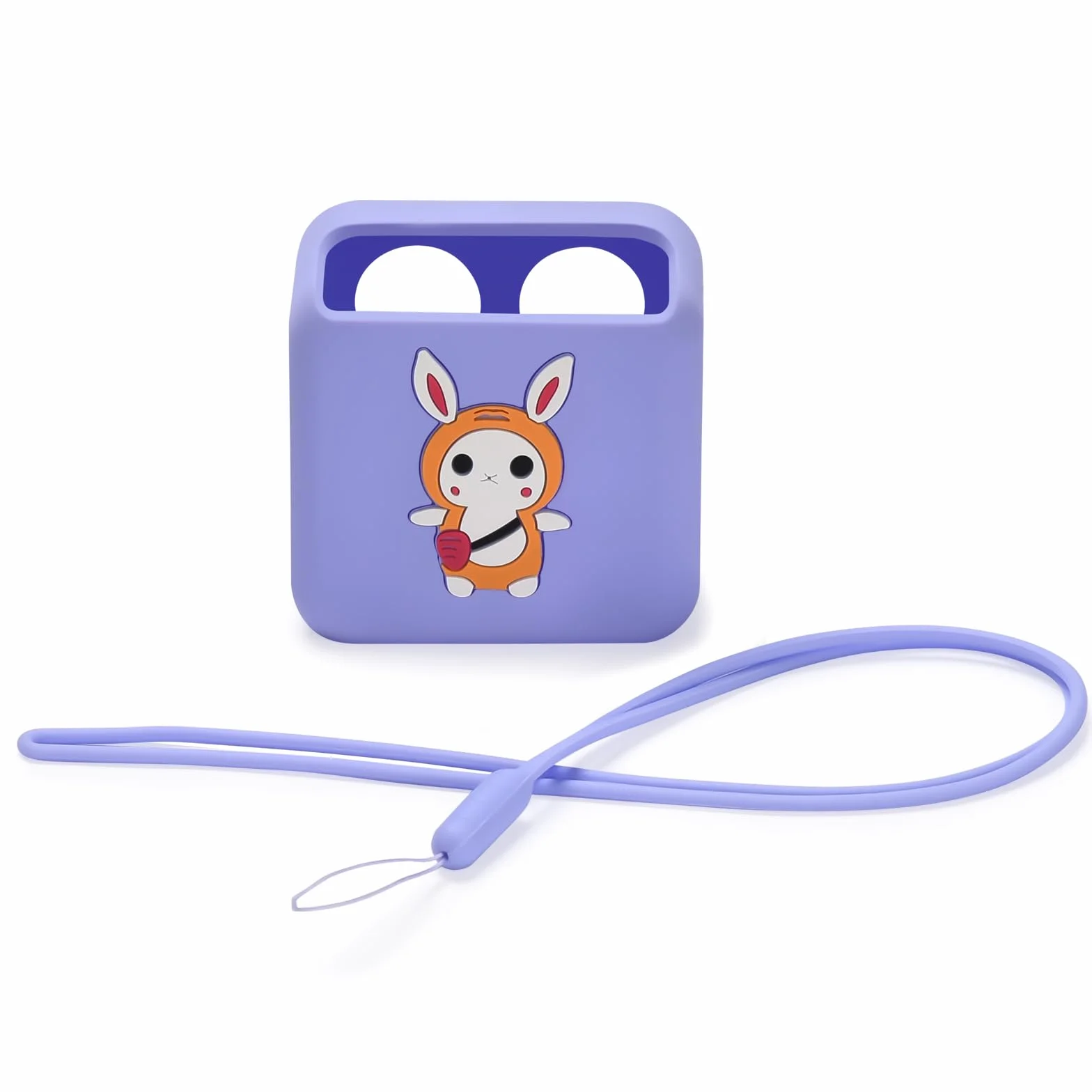 Silicona Funda Protectora Compatible con YOTO Mini Reproductor de Audio para niños Reproductor Cuentacuentos (Morado)
