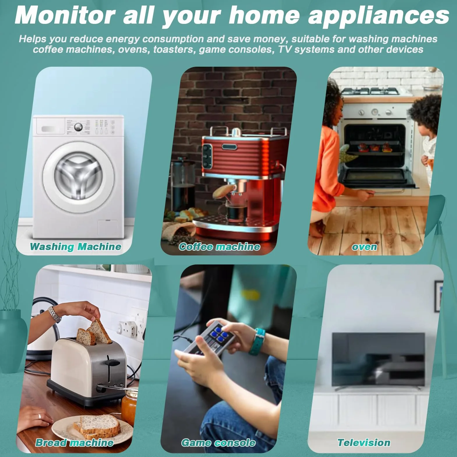 Jadeshay Adaptador de Protección contra Sobretensiones Dispositivo de Protección contra Sobretensión y Subtensión de Recuperación Automática AC220V 16A Protector de Enchufe para Electrodomésticos