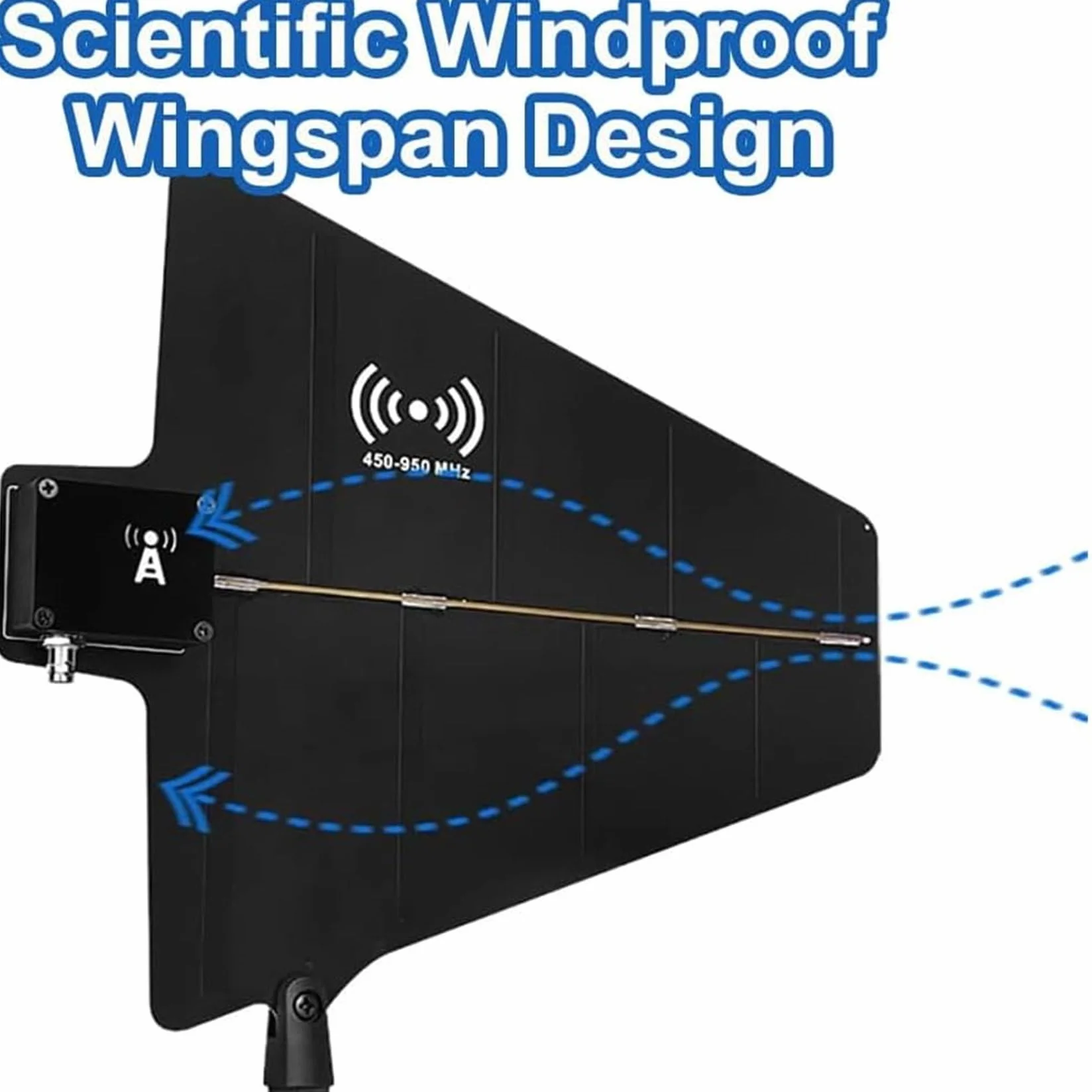 Amplificador De SeñAl De MicróFono InaláMbrico, DistribucióN De Antena UHF, Paletas De Antena Activas 8 Salidas + 2 Puertos En Cascada, Cubre Un Rango De Frecuencia De 400 A 950 MHz.