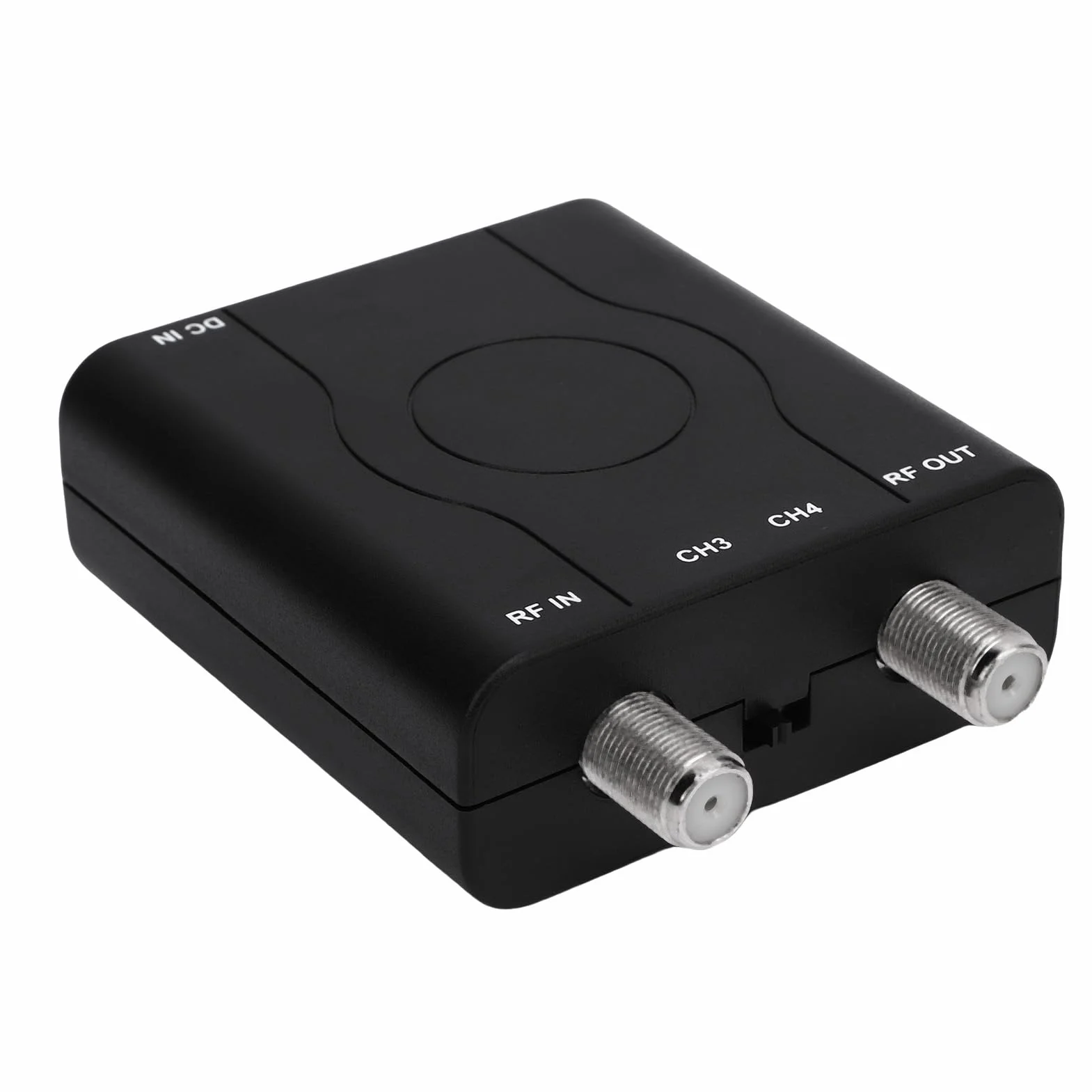 Vikye Modulador HDM61 HDMI a RF, Adaptador Convertidor VHF HDMI a RF para Salida de Formato NTSC de TV, Control PLL 1080P para Consola de Juegos de TV Doméstica