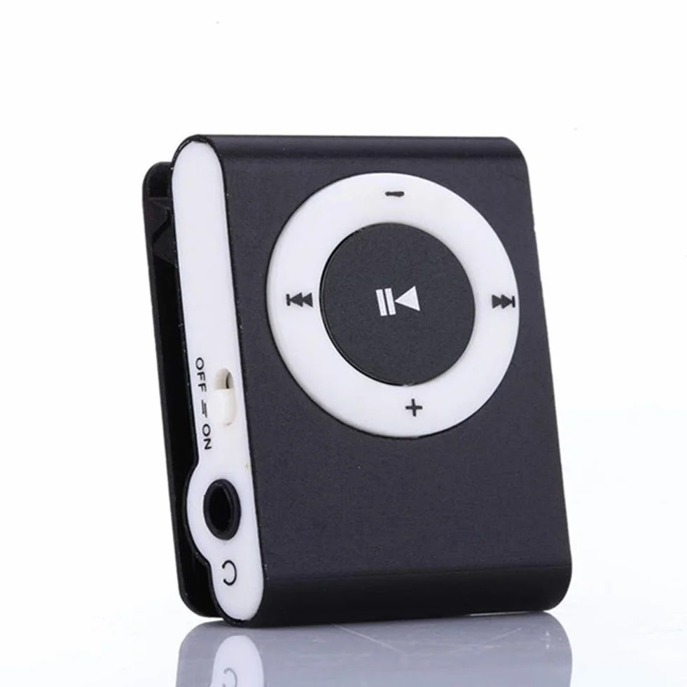 Reproductor MP3 USB 2.0 Mini con Clip, Soporte TF, 3.5mm