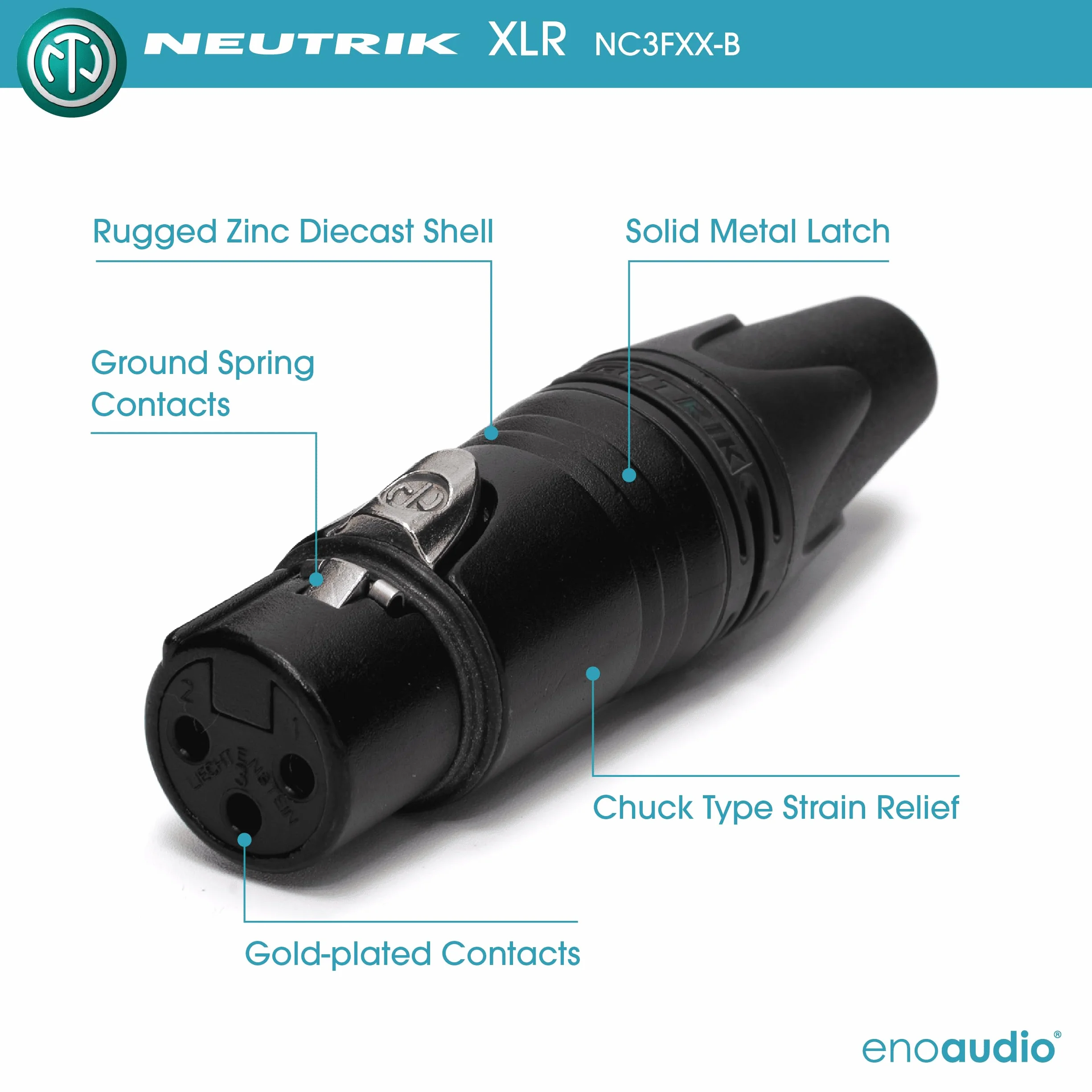 enoaudio Mogami 2932 8 Multicore analógico Cable Snake | D-Sub 25 – Neutrik XLR hembra | HiFi - 1,5 m