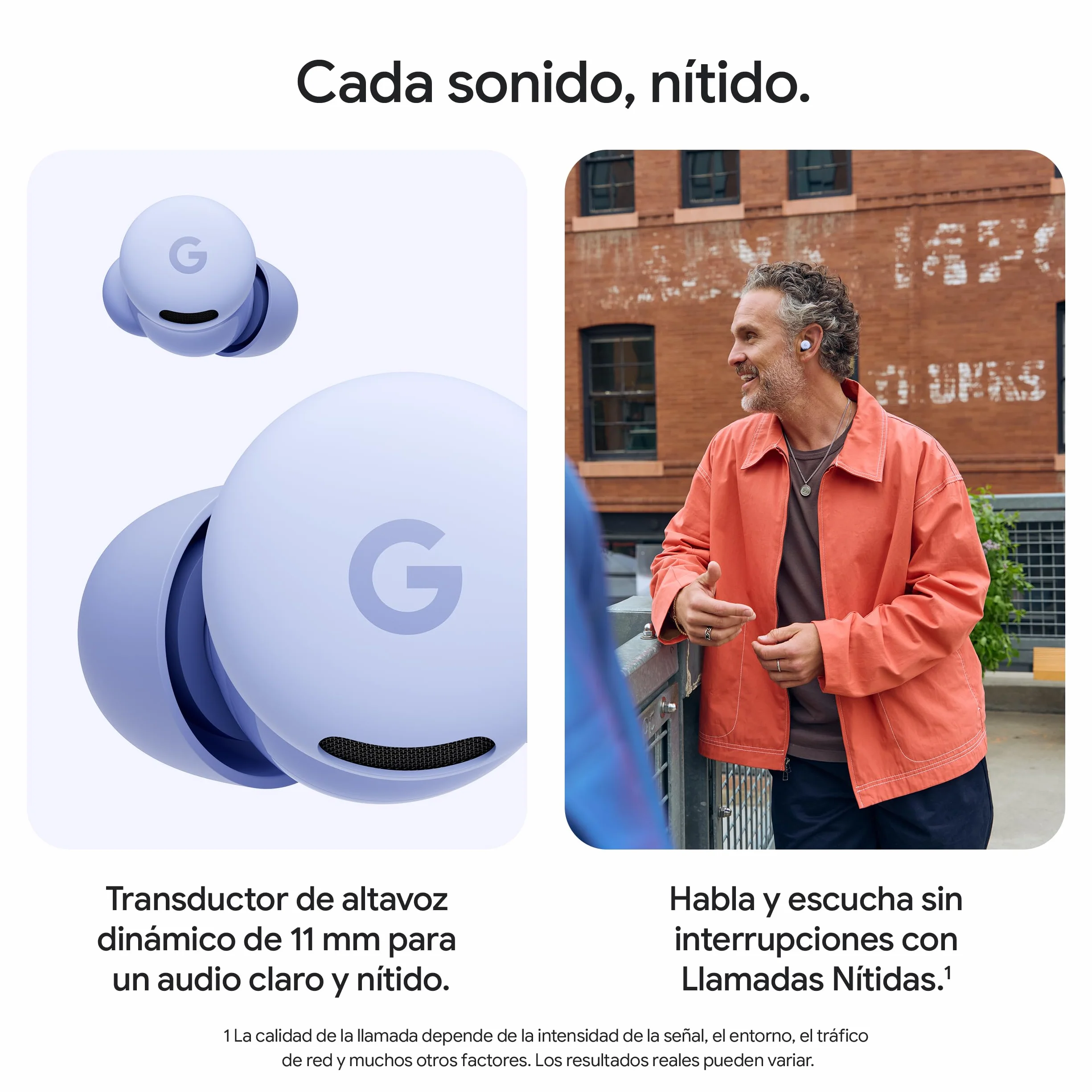 Google Pixel Buds 2a - Auriculares de botón inalámbricos con Cancelación de Ruido Activa - Ligeros y cómodos - Resistentes al Agua - Compatibles con Bluetooth - Verde Musgo