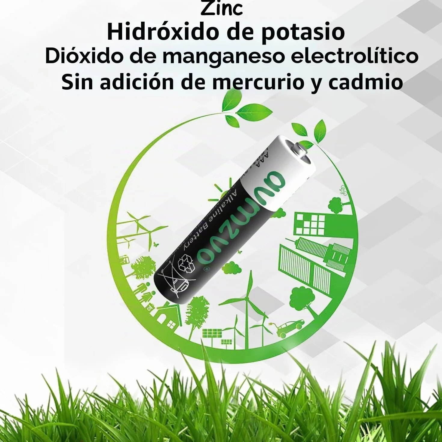 Pilas AAA LR03 Alcalinas 1,5 V, 12 Unidades