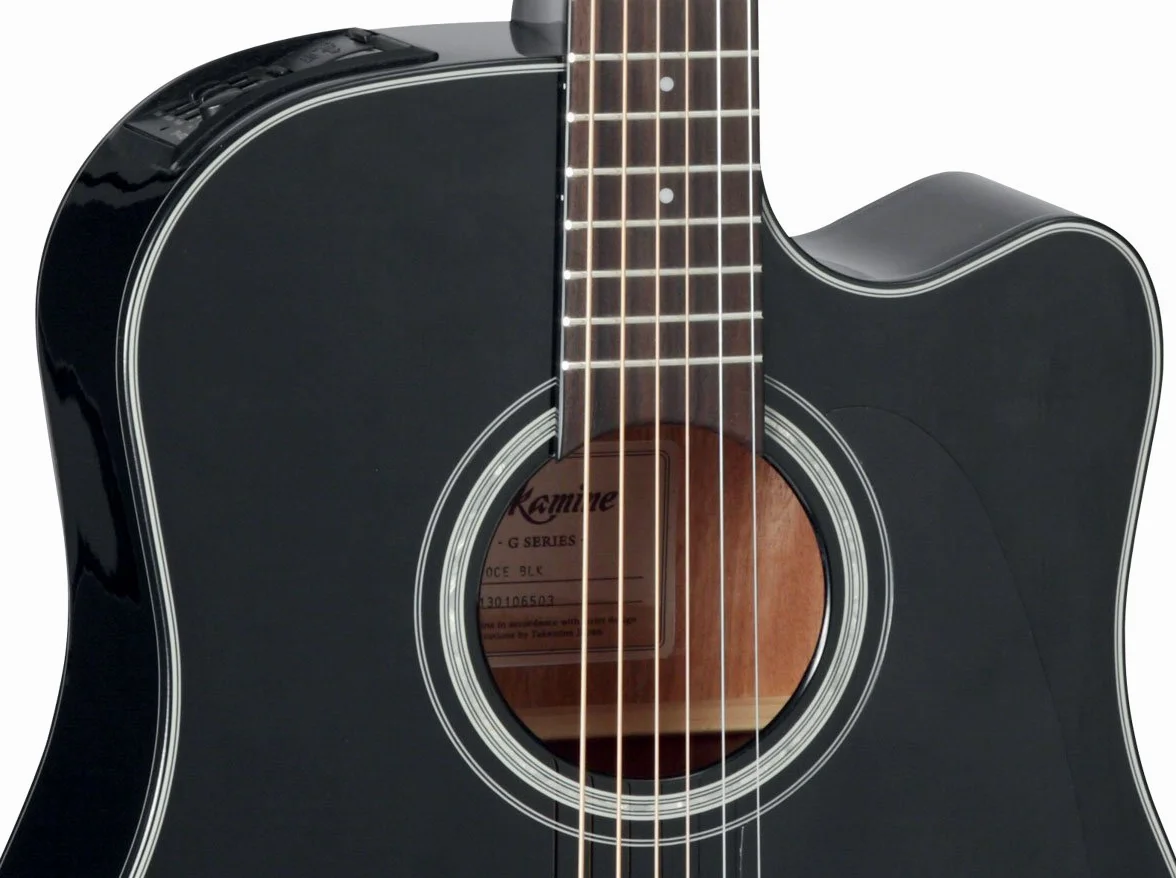 Takamine GD30CEBK - Gd30ce-blk guitarra electro-acustica dreadnought negra