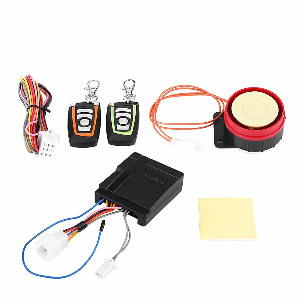 EBTOOLS para Alarma Buena para Motocicleta Sistema de Alarma para Motocicleta Sistema de Alarma de Seguridad Antirrobo para Motocicleta Control Remoto