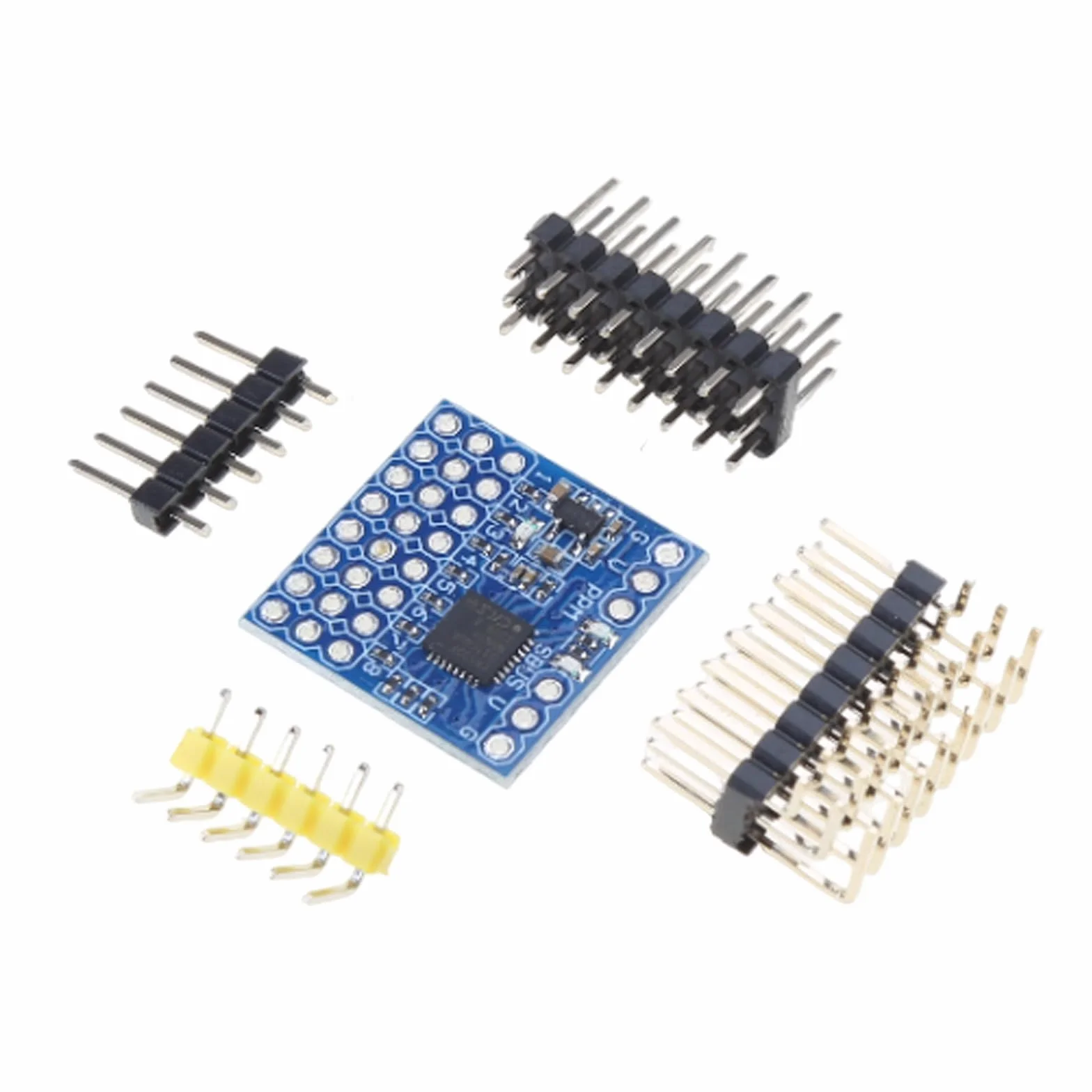 SBUS PPM PWM - Módulo de conversión mini adaptador receptor para descodificación serie SBUS/PPM para convertidores de drones