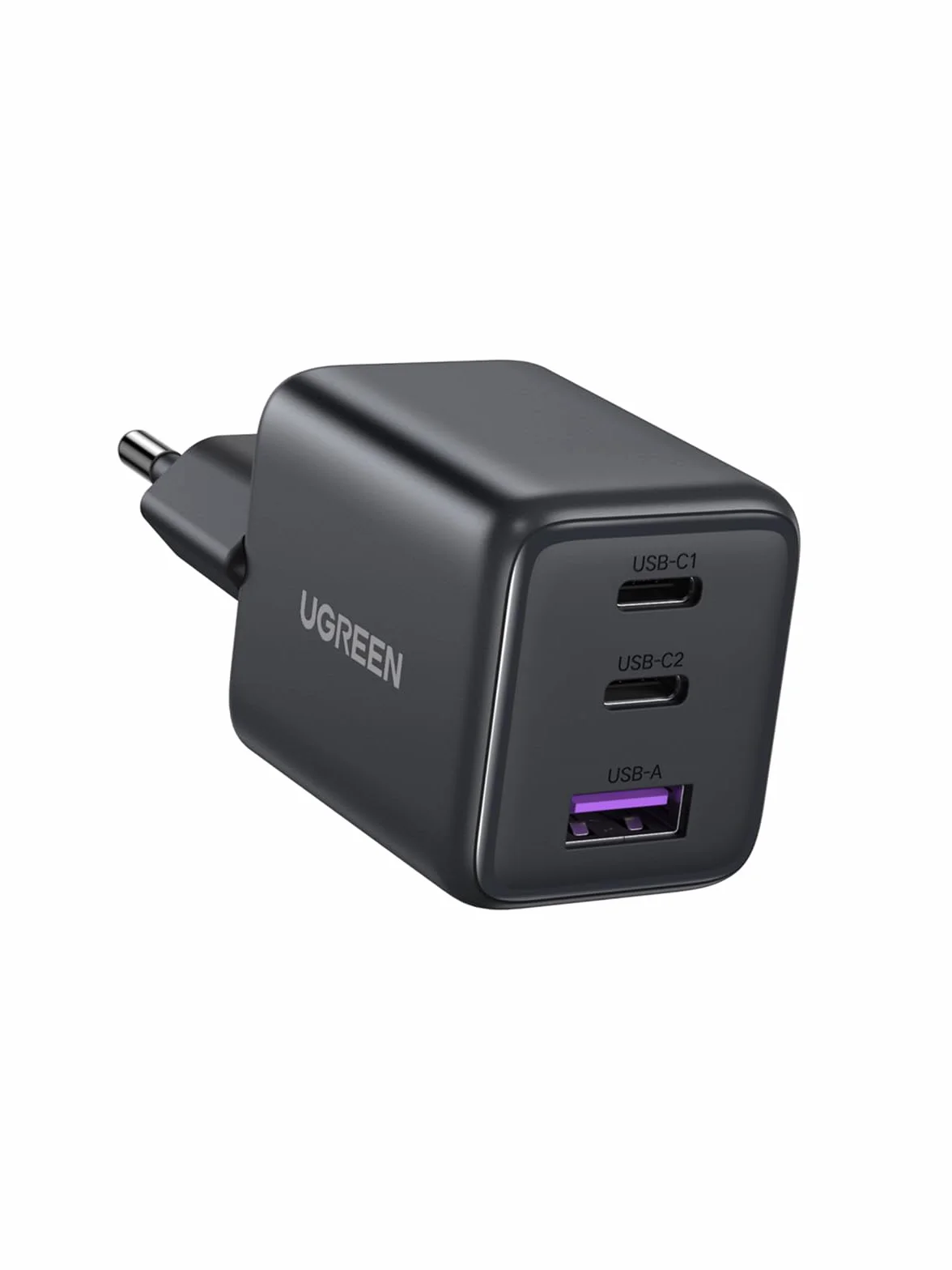 UGREEN Cargador USB C 30W GAN II 3 Puertos Carga Rapida iPhone 17 Pro MAX Air 16 15 14 Galaxy S26 S25 Ultra A57 A76 Pixel 10 9 8 iPad MacBook Air Negro