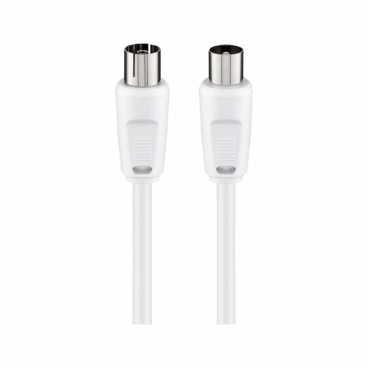 Goobay 11510AK150, 1.5m - Cable coaxial (1.5m, 1,5 m, Macho/Hembra, Blanco)