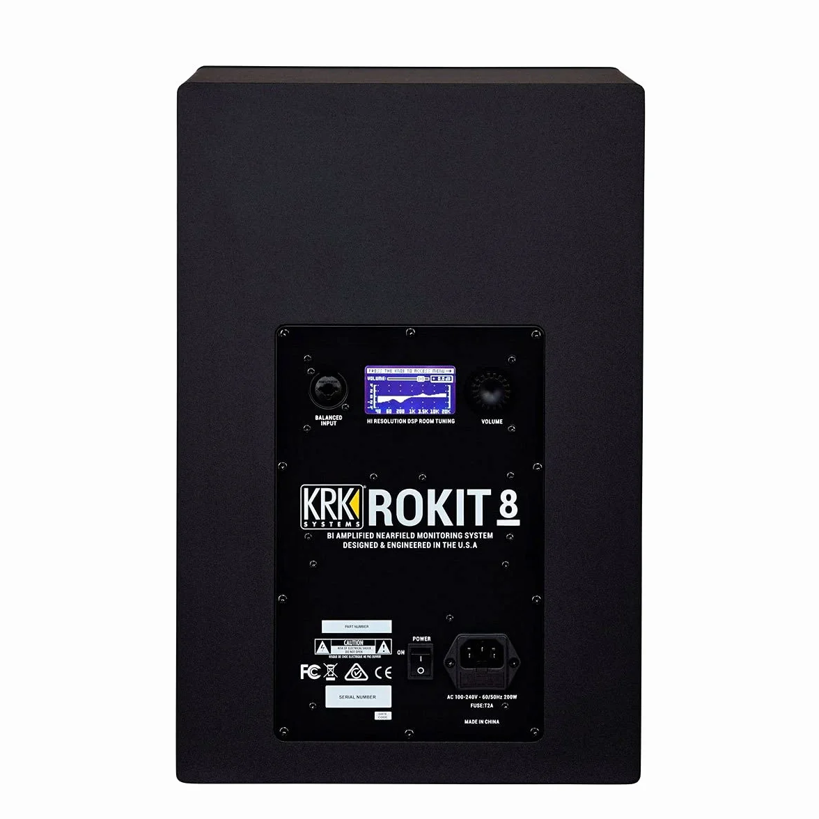 KRK Systems Rokit RP8 G4 - Altavoz activo para monitor (20,32 cm, 8", 200 W, 1 unidad)