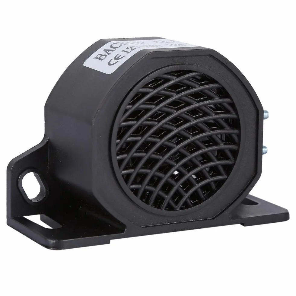 KSTE Cuerno de Caracol, 12-80V 105 DB Alarma de Advertencia de Aviso Sonoro Universal Coche, Zumbador de Marcha Atrás Universal, Sirena de Alarma Equipo Pesado del Vehículo Camión del Automóvi