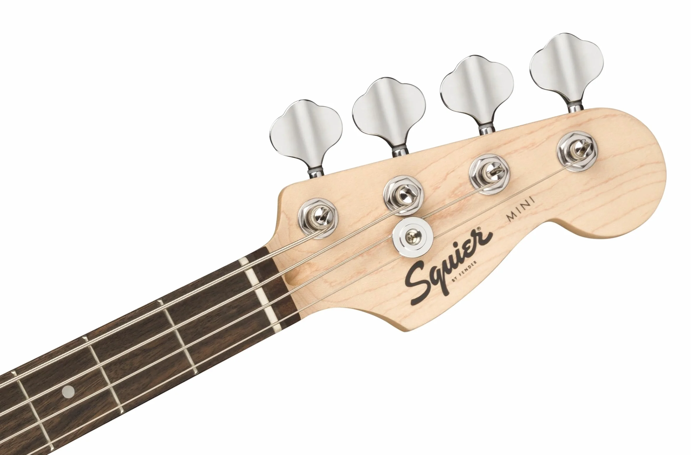 Fender Bajo eléctrico Squier - Mini Precision Bass IL Negro, Incluye cursos virtuales gratuitos en Fender Play