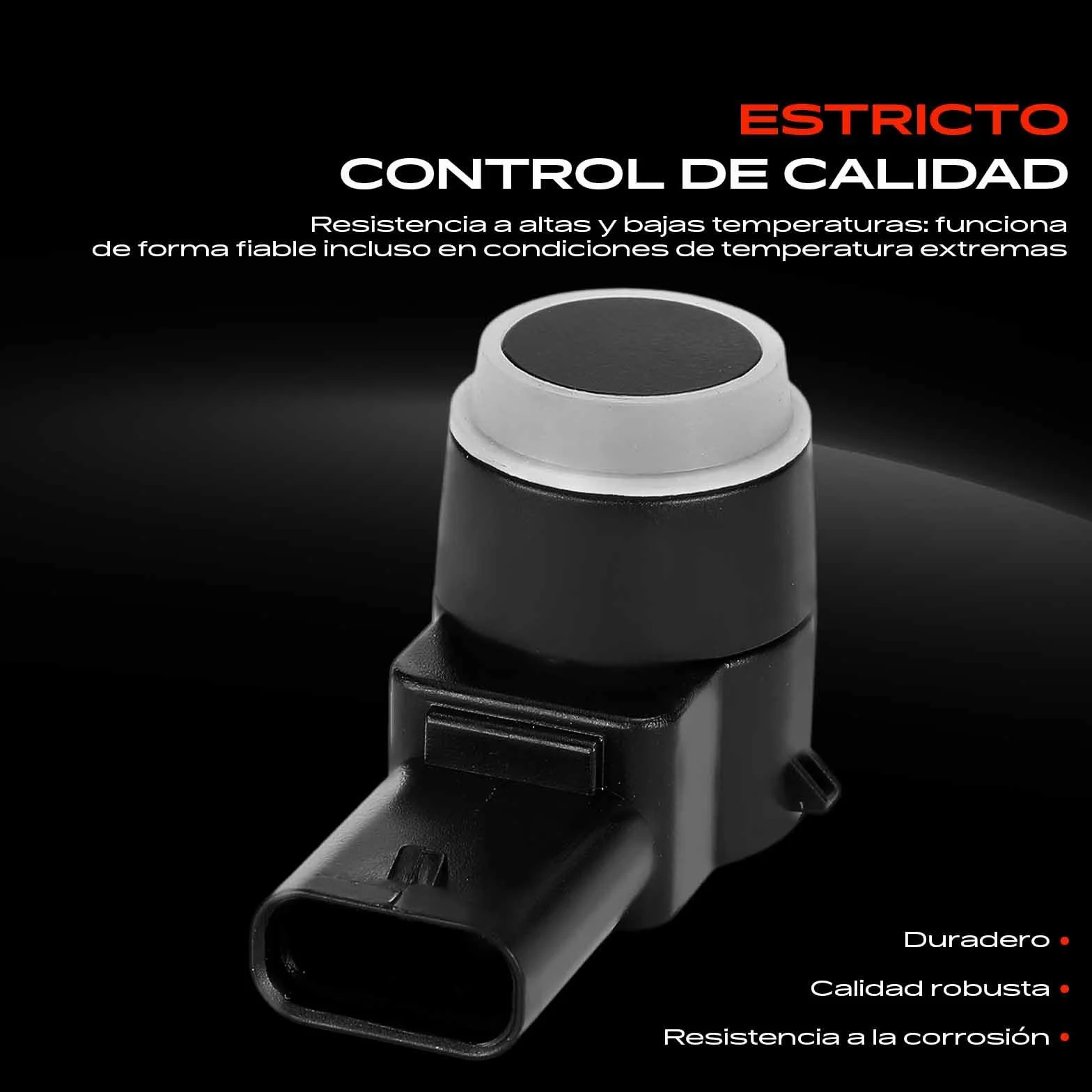 Frankberg Sensor de aparcamiento PDC Compatible con T.o.u.r.a.n 1T1 1T2 C.a.d.d.y III MPV 2CB 2CJ 2KB 2KJ E.O.S 1F7 1F8 Leon 1P1 Altea XL 5P5 5P8 Replace# 7L5919275B