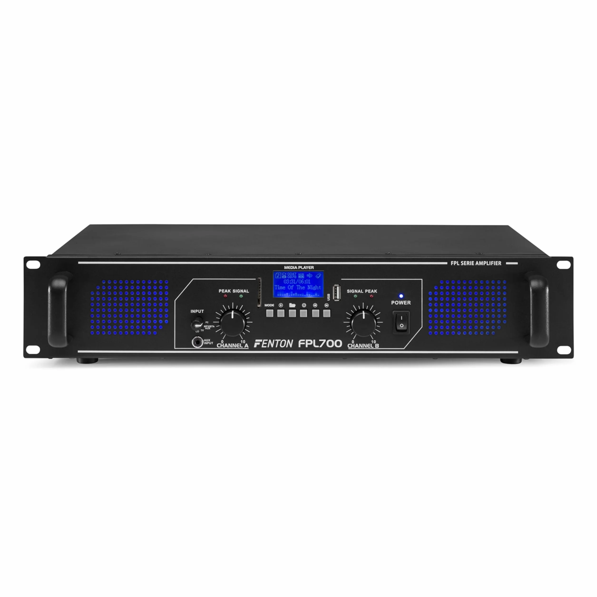 MAX12 DJ - Kit completo de instalación PA (1400 W, 2 altavoces de 12 pulgadas, incluye amplificador, consola de mezclas y micrófono, reproductor MP3 USB/SD, entradas AUX y fono, sistema de música