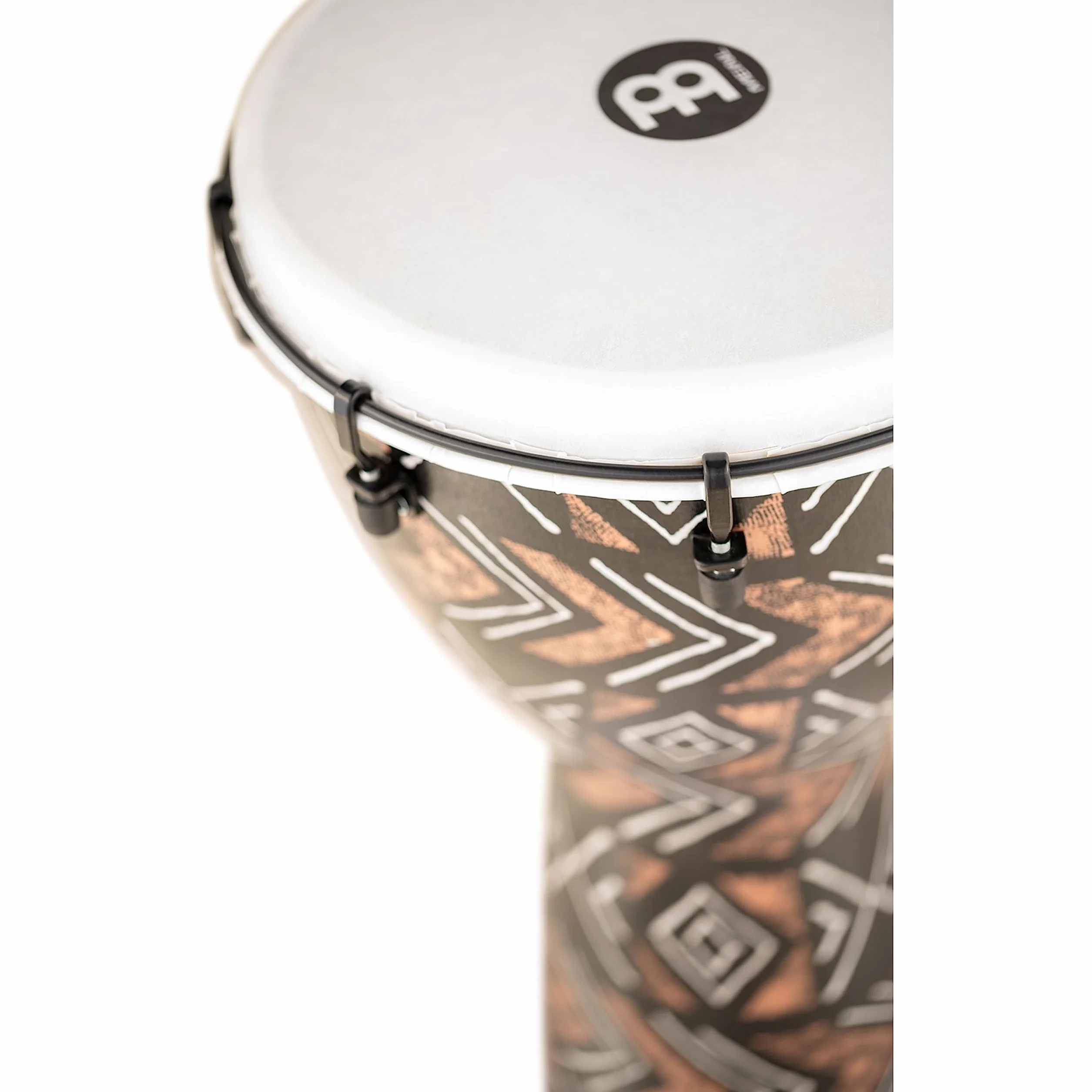Meinl Percussion Djembe (todo tipo de clima) con carcasa sintética y cabeza, serie Alpine — NO fabricado en China — Tamaño mediano de 30,48 cm sintonizado mecánicamente, 2 años de garantía (ADJ12-KA)