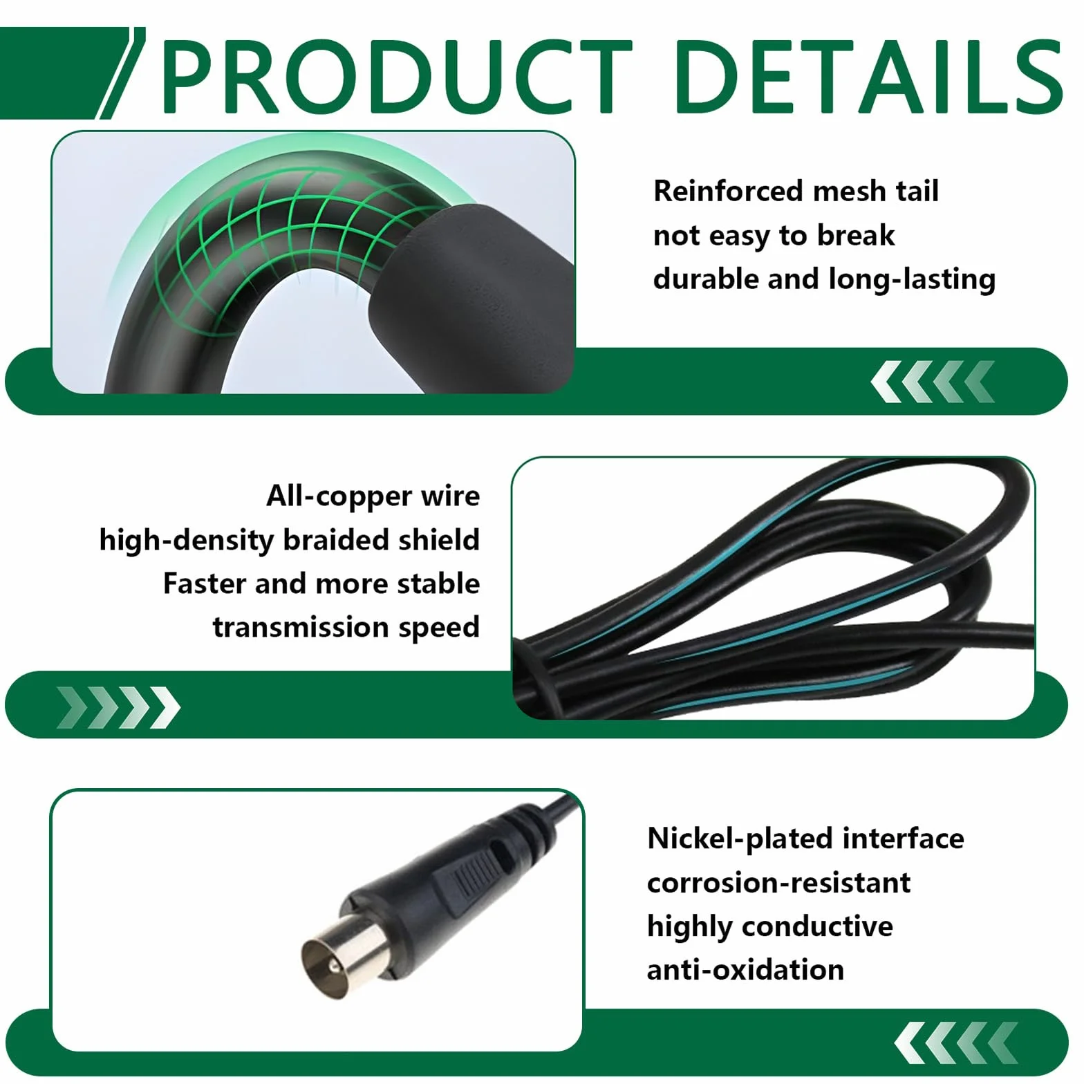 Televisión Digital Terrestre DTA180 - Antena Portátil Interior/Exterior para Receptor TDT USB, Televisión DVB-T/DVB-T2, Radio Dab/FM con Base Magnética, para Hogar, Autocaravanas Y Viajes