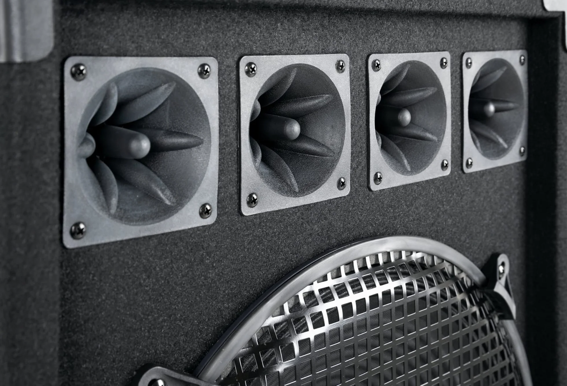 McGrey 2X DJ-2522 Altavoces DJ PA de 2 Niveles 2X 38cm (15") Subwoofer 1500W (Par, Pasivo, Sistema de 2 Vías, Caja de Madera)