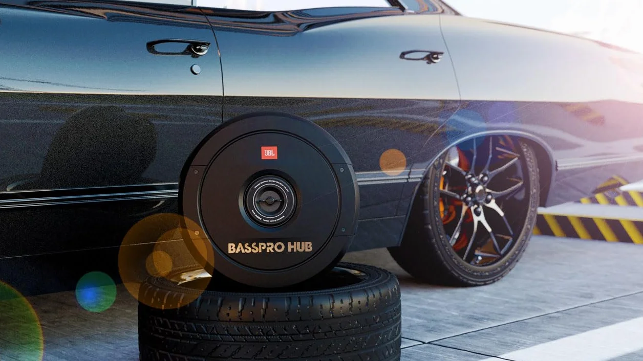 JBL BassPro Hub 11" Subwoofer Coche Activo 300W Autoamplificado