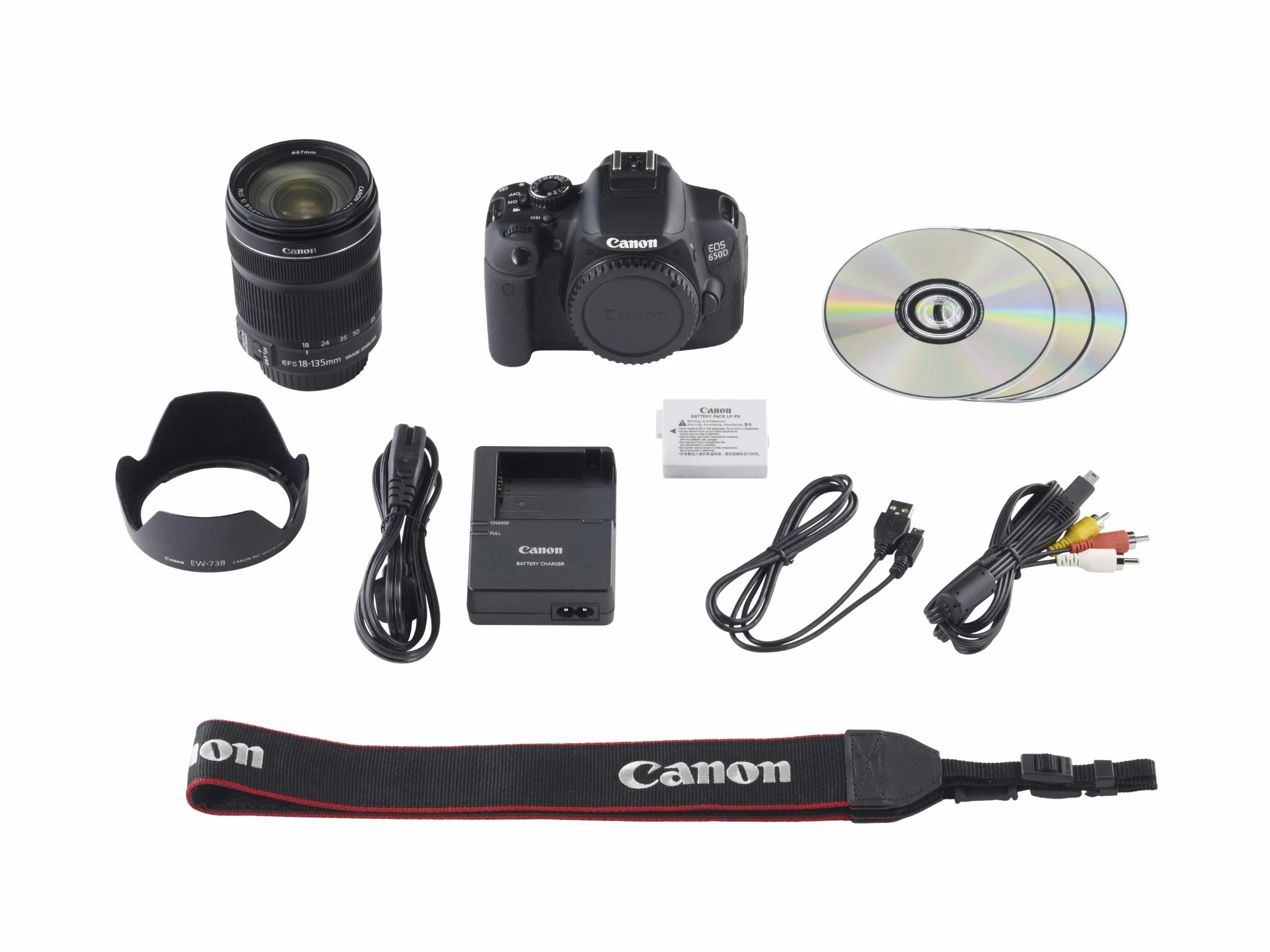 Canon EOS 650D EF-S 18-135 IS STM Cámara Digital 18 MP SLR Kit CMOS Negro Reacondicionado
