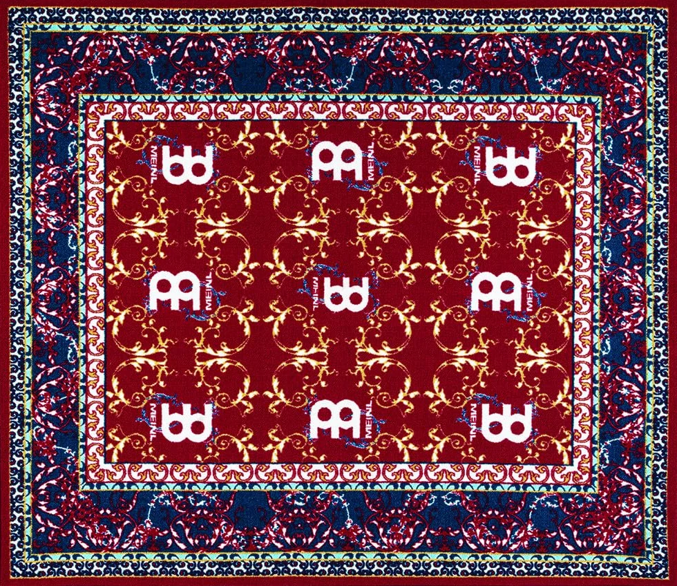Meinl MDRS-OR - Alfombrilla para batería (tamaño pequeño, 1,6 x 1,4 m), color negro
