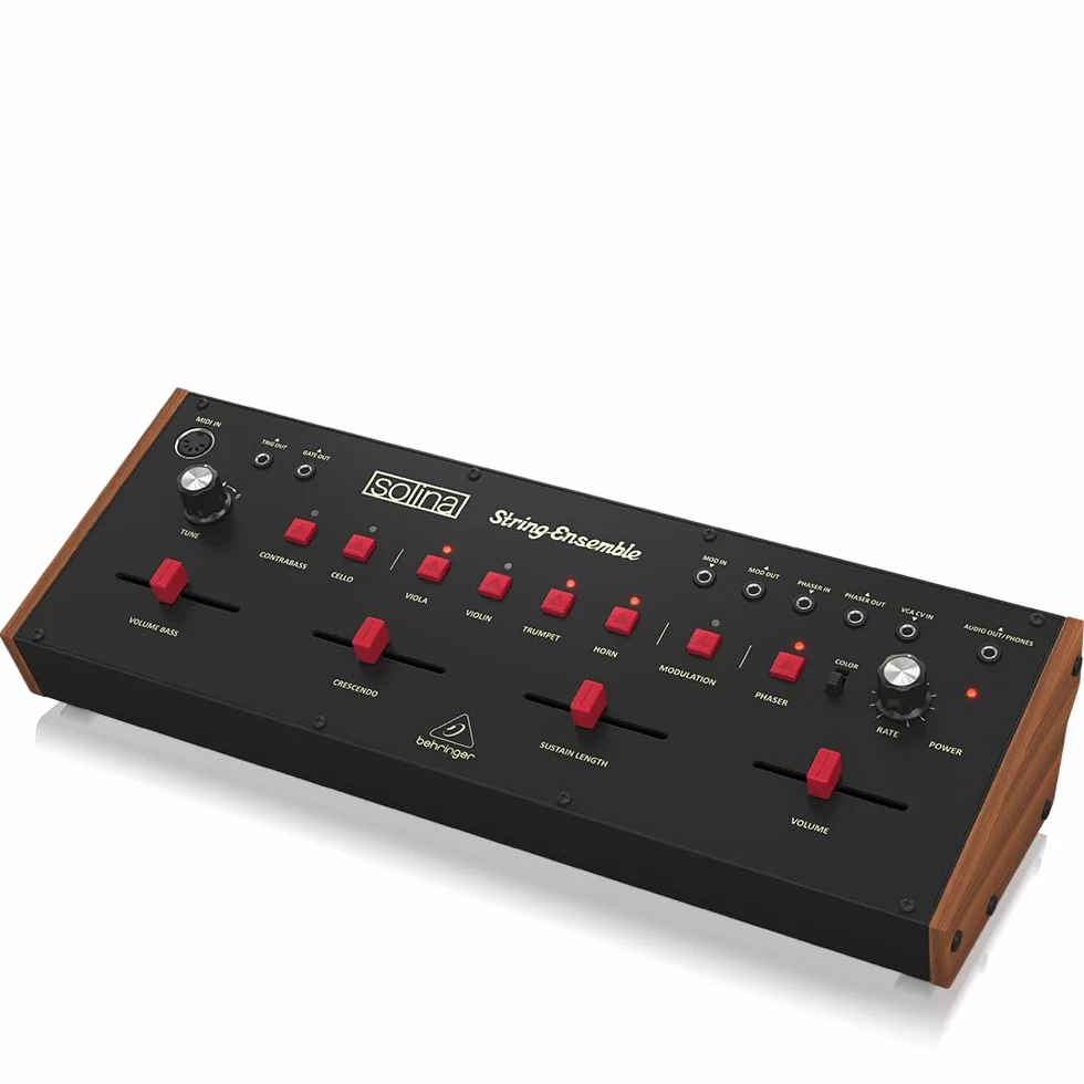 Behringer SOLINA STRING ENSEMBLE - Sintetizador de cuerdas analógico clásico con polifonía de 49 voces, BBD